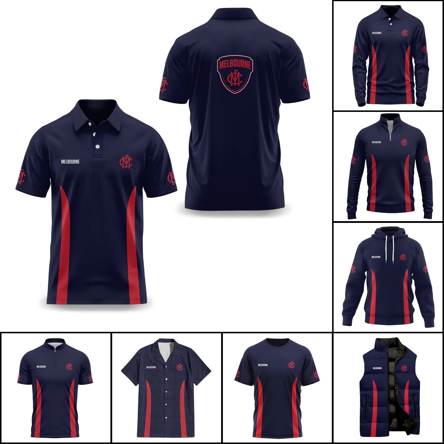 Melbourne Demons Apparels SC006