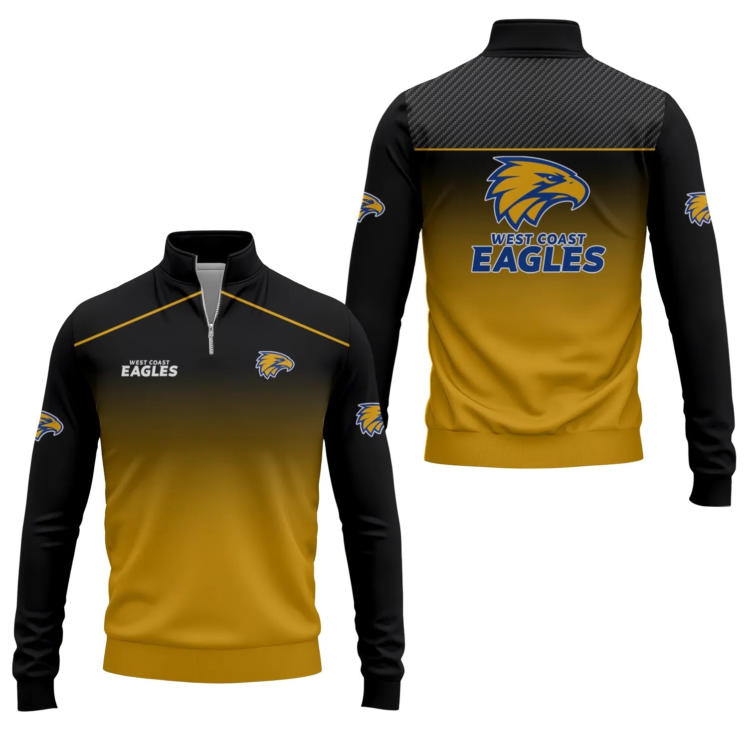 West Coast Eagles Quarter-zip Pullover SC001