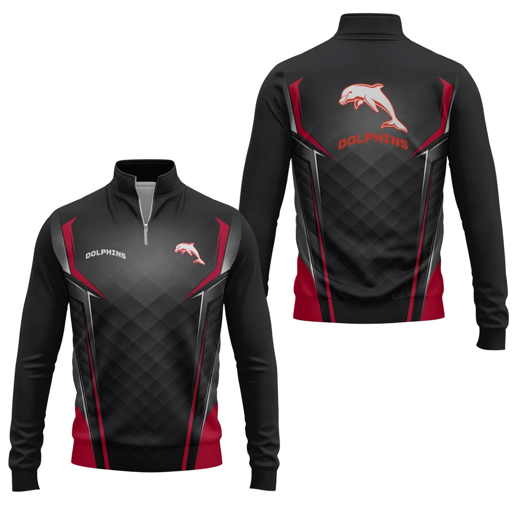 Dolphins Quarter-zip Pullover SC074