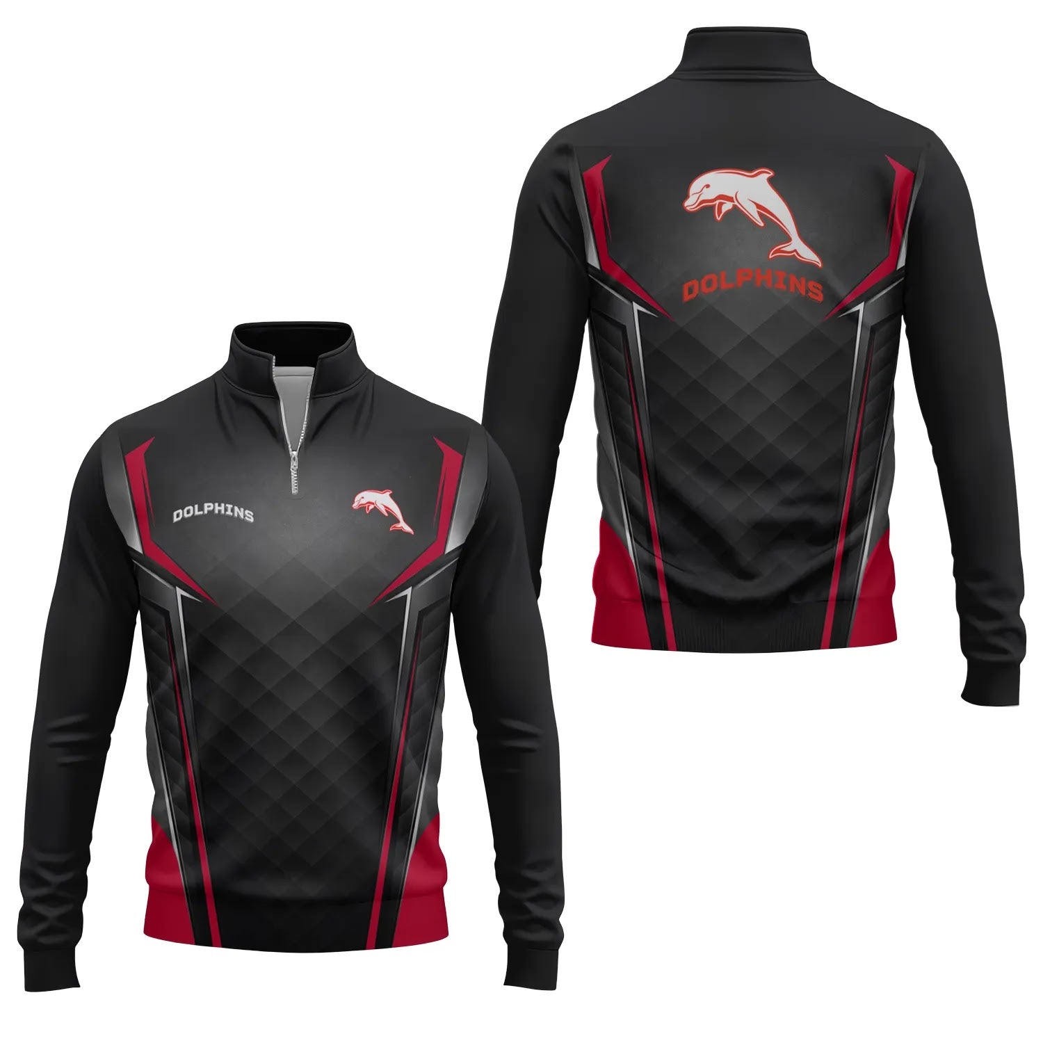 Dolphins Quarter-zip Pullover SC074