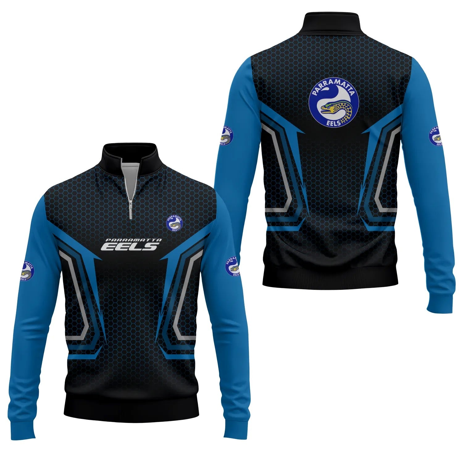 Parramatta Eels Quarter-zip Pullover SC075
