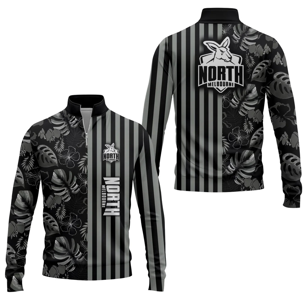 North Melbourne Kangaroos Quarter-zip Pullover SHW040