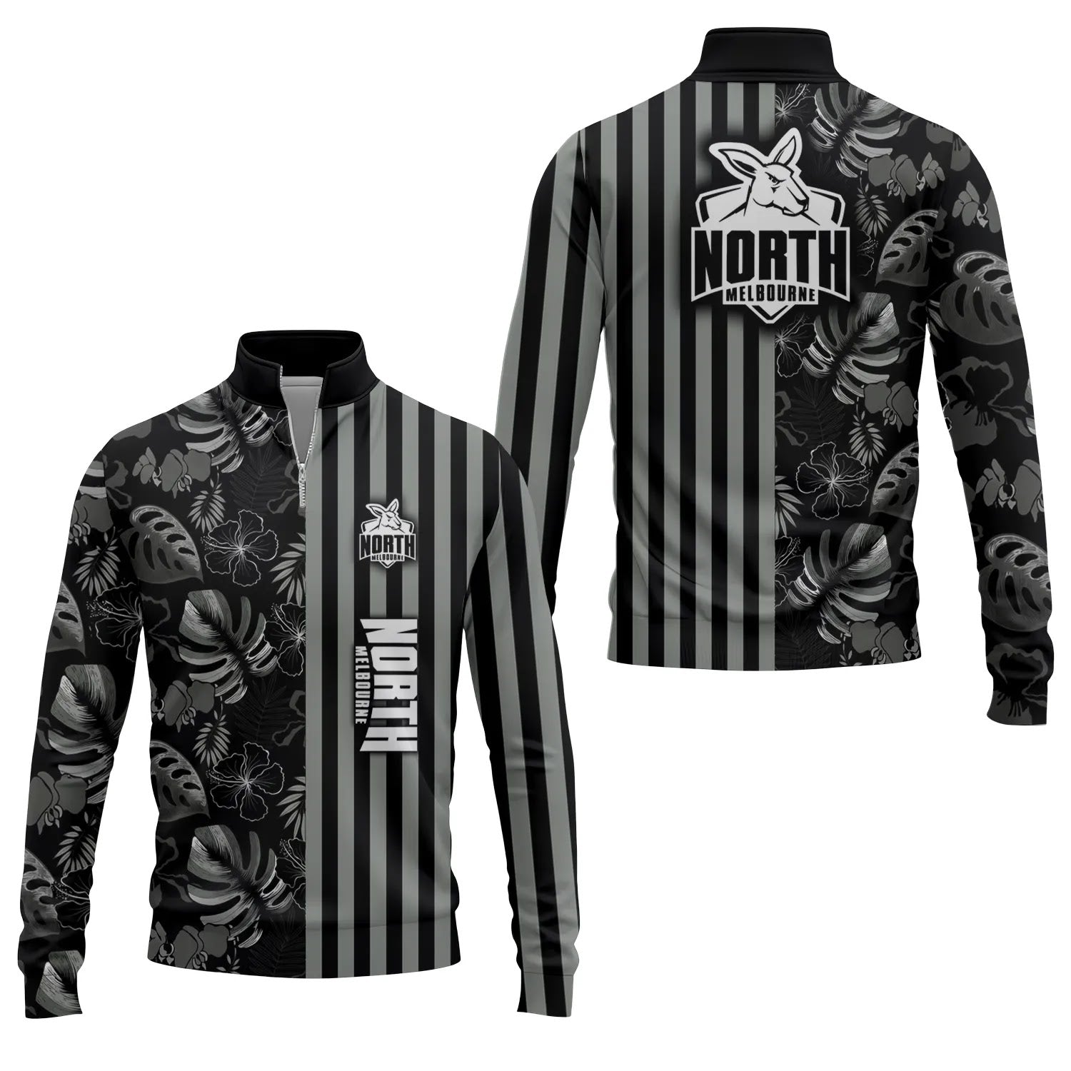 North Melbourne Kangaroos Quarter-zip Pullover SHW040