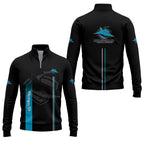 Cronulla-Sutherland Sharks Quarter-zip Pullover SC077