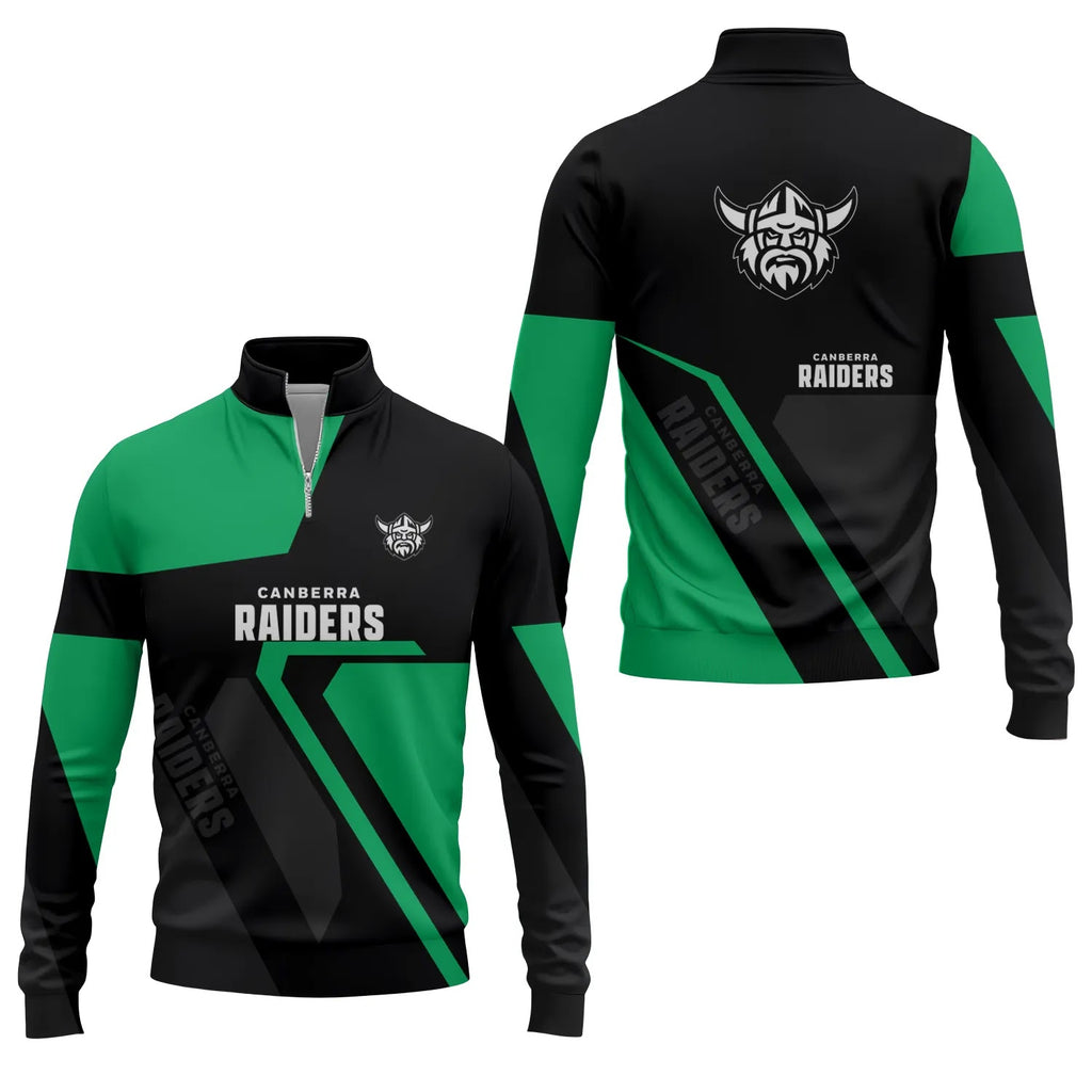 Canberra Raiders Quarter-zip Pullover SC117