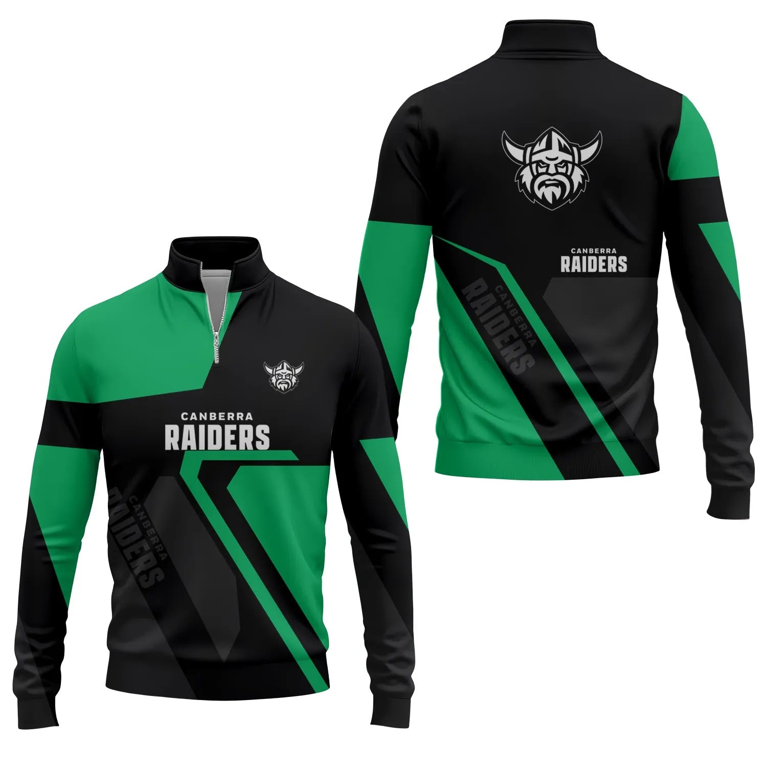 Canberra Raiders Quarter-zip Pullover SC117