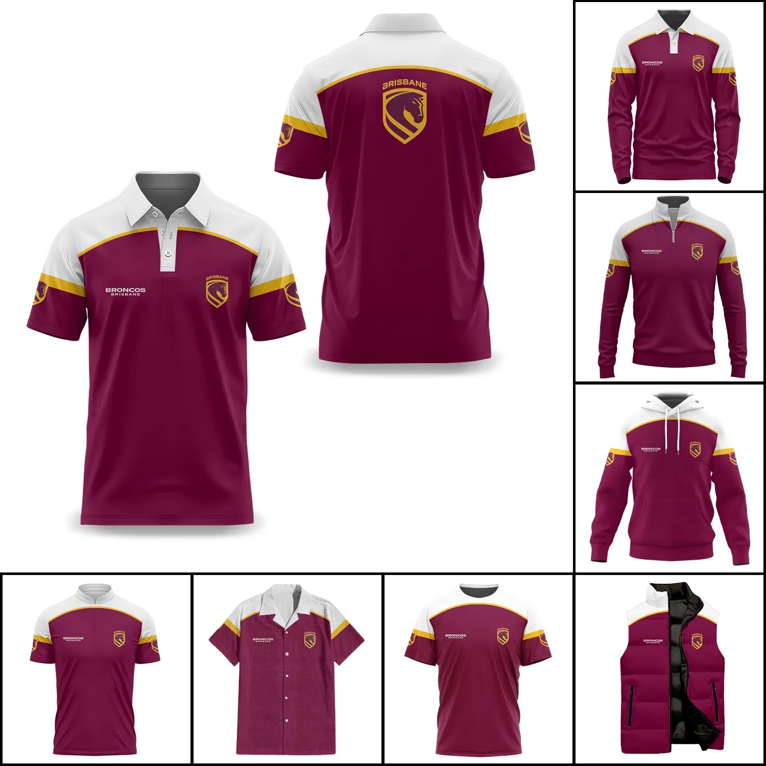Brisbane Broncos Apparels SC087