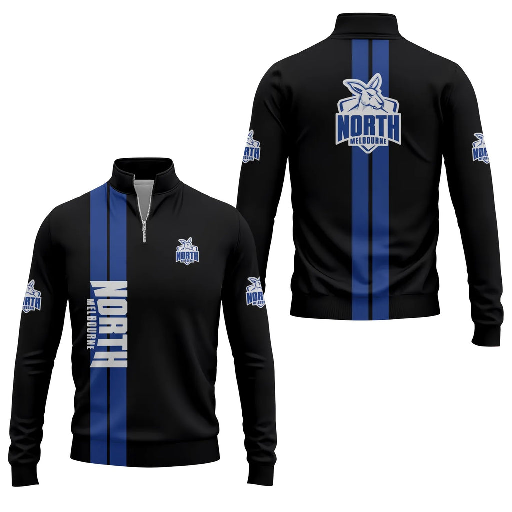 North Melbourne Kangaroos Quarter-zip Pullover SC013