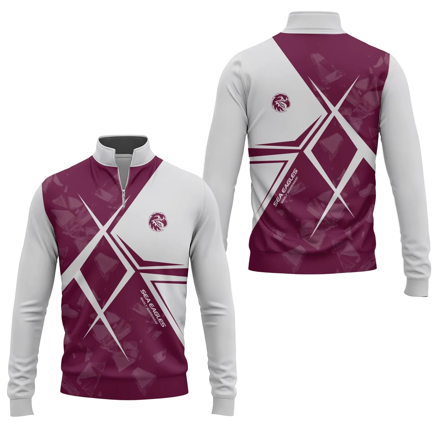 Manly Warringah Sea Eagles Quarter-zip Pullover SC060