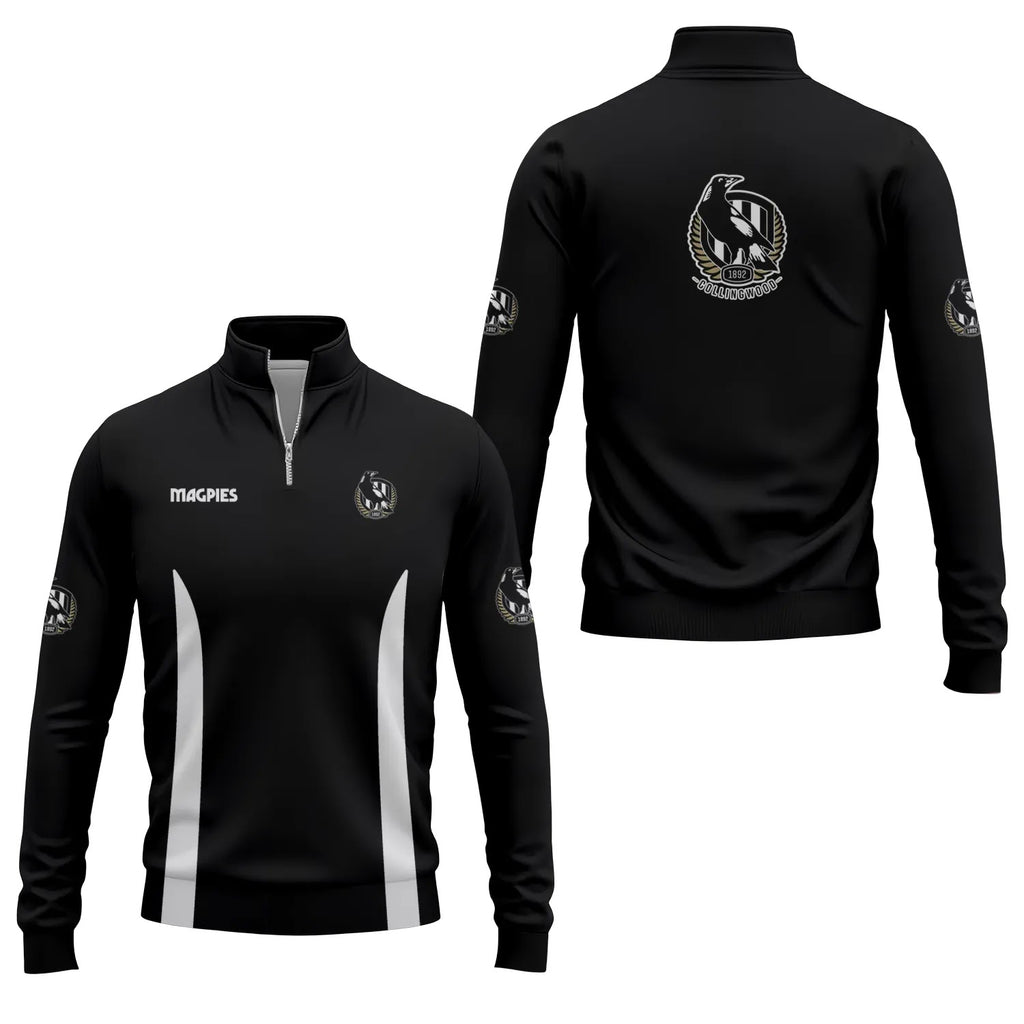 Collingwood Magpies Quarter-zip Pullover SC006