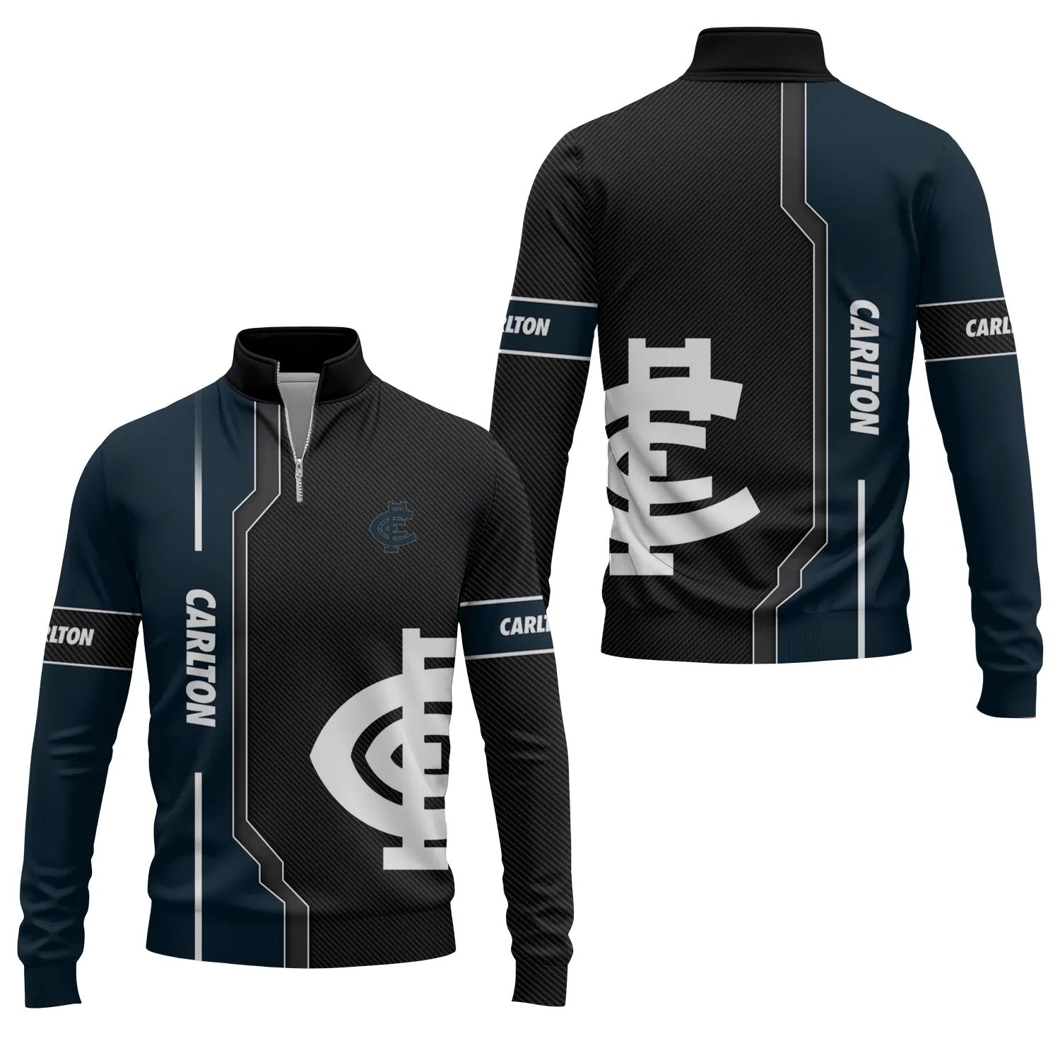Carlton Blues Quarter-zip Pullover SC042