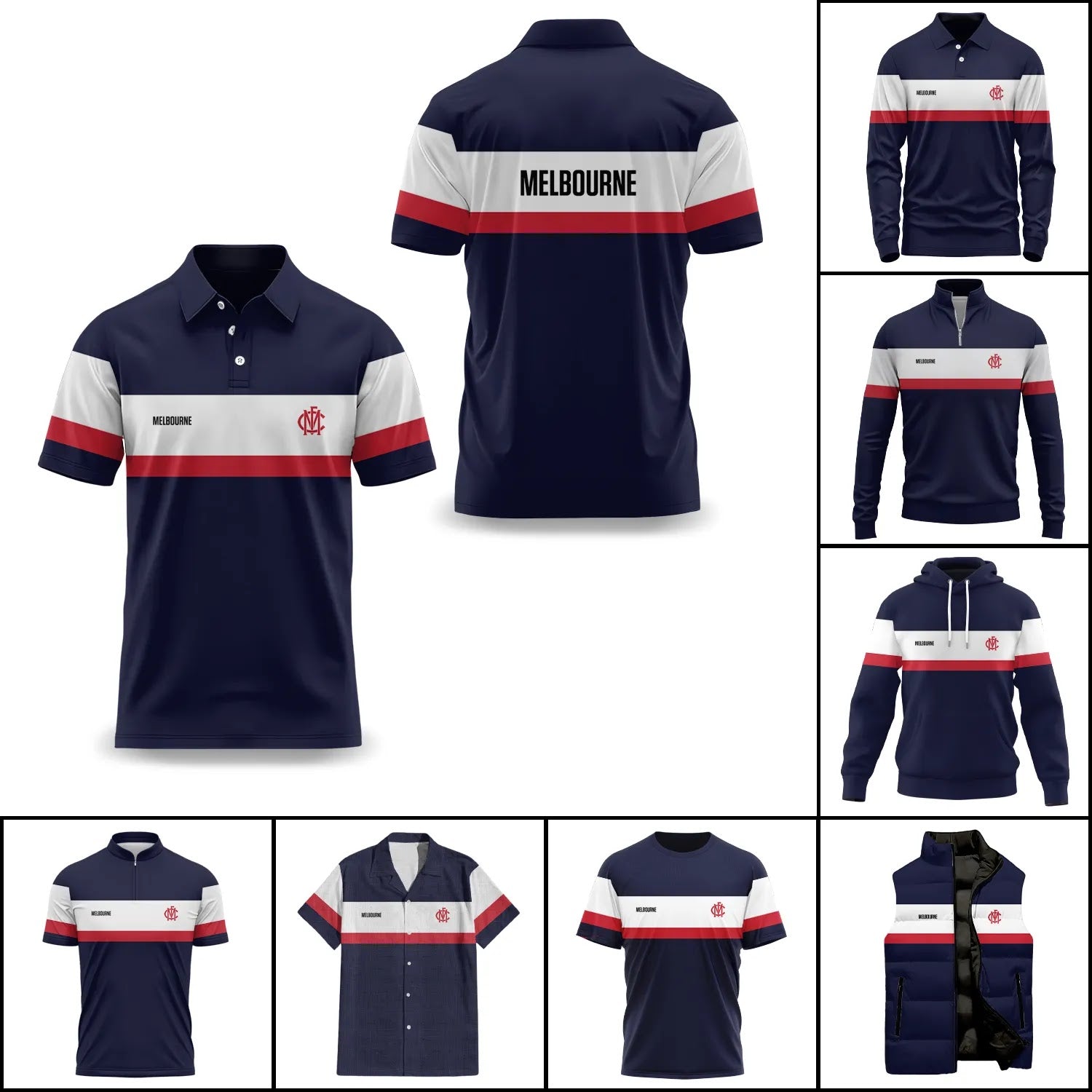 Melbourne Demons Apparels SC046
