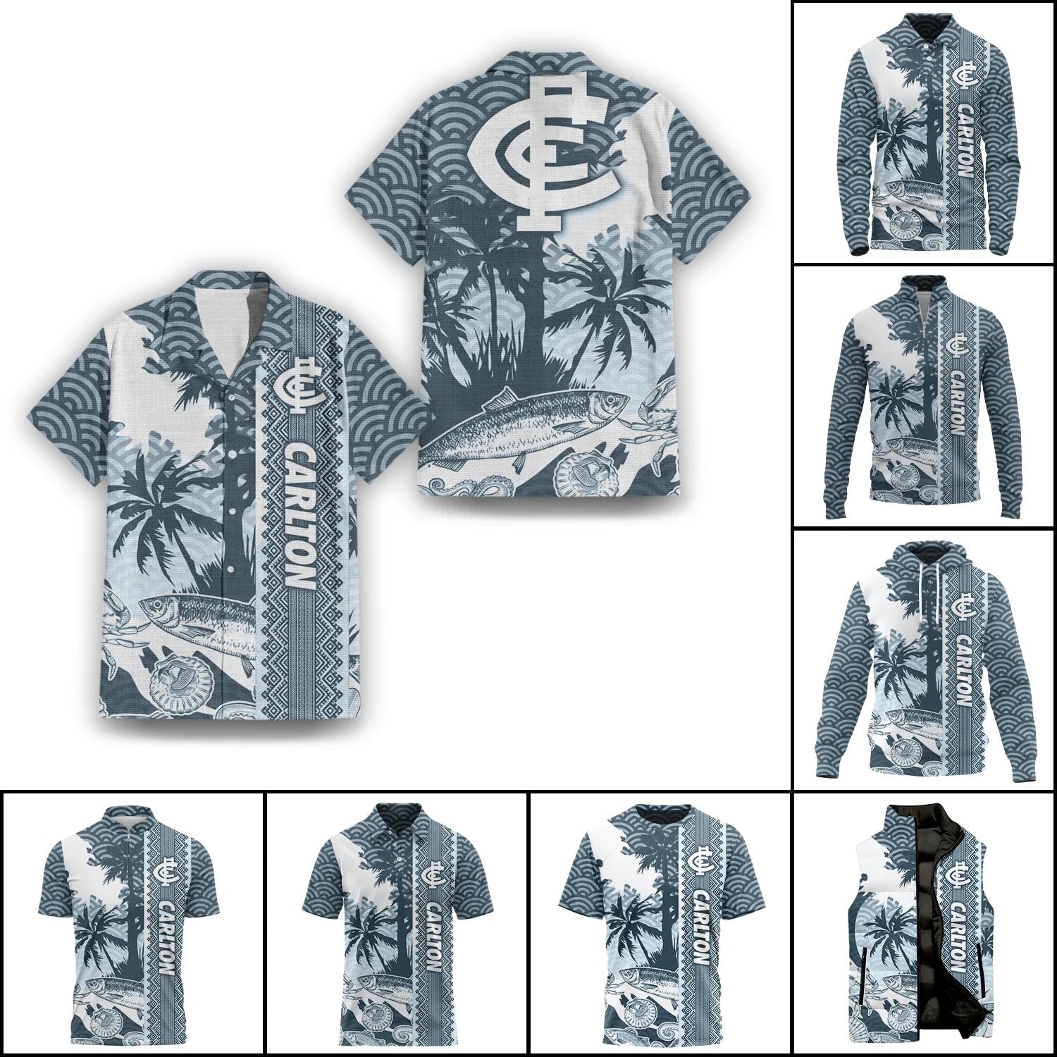 Carlton Blues Apparels SHW038