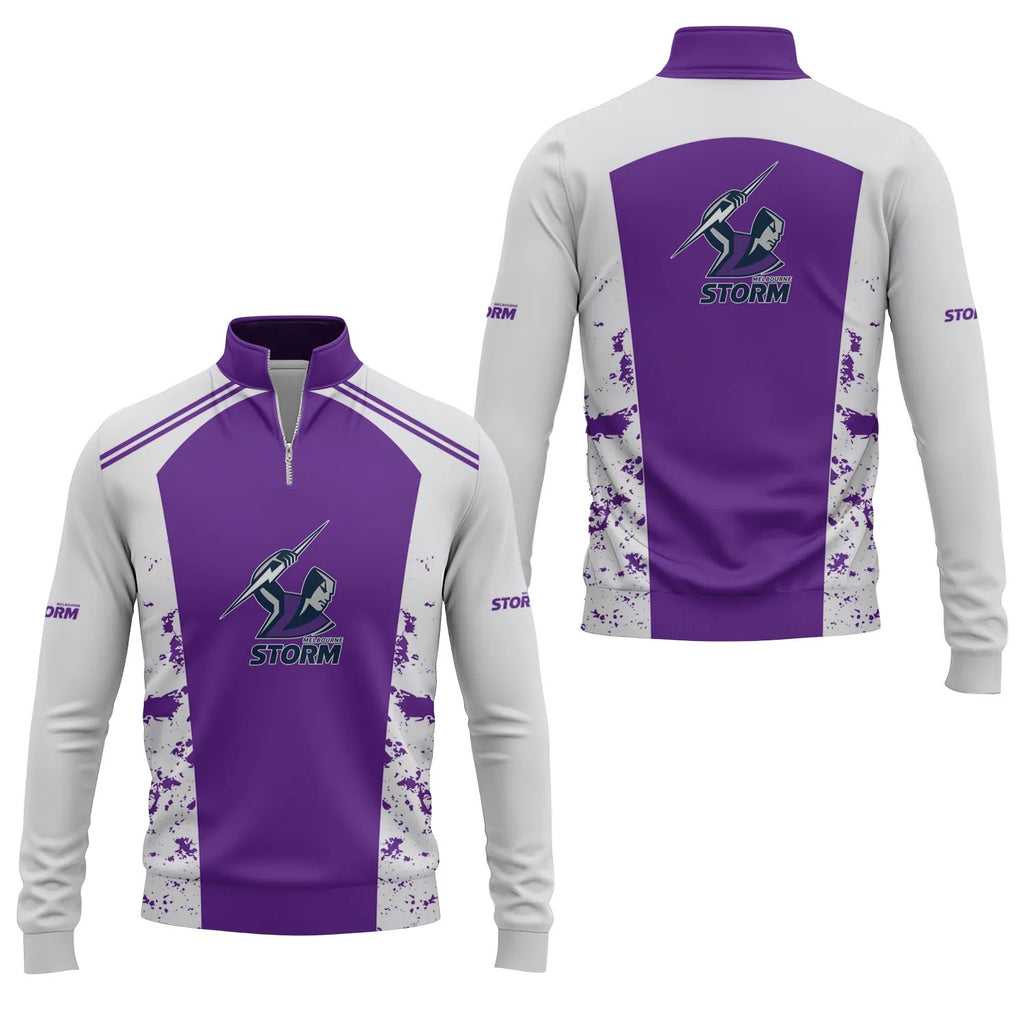 Melbourne Storm Quarter-zip Pullover SC089