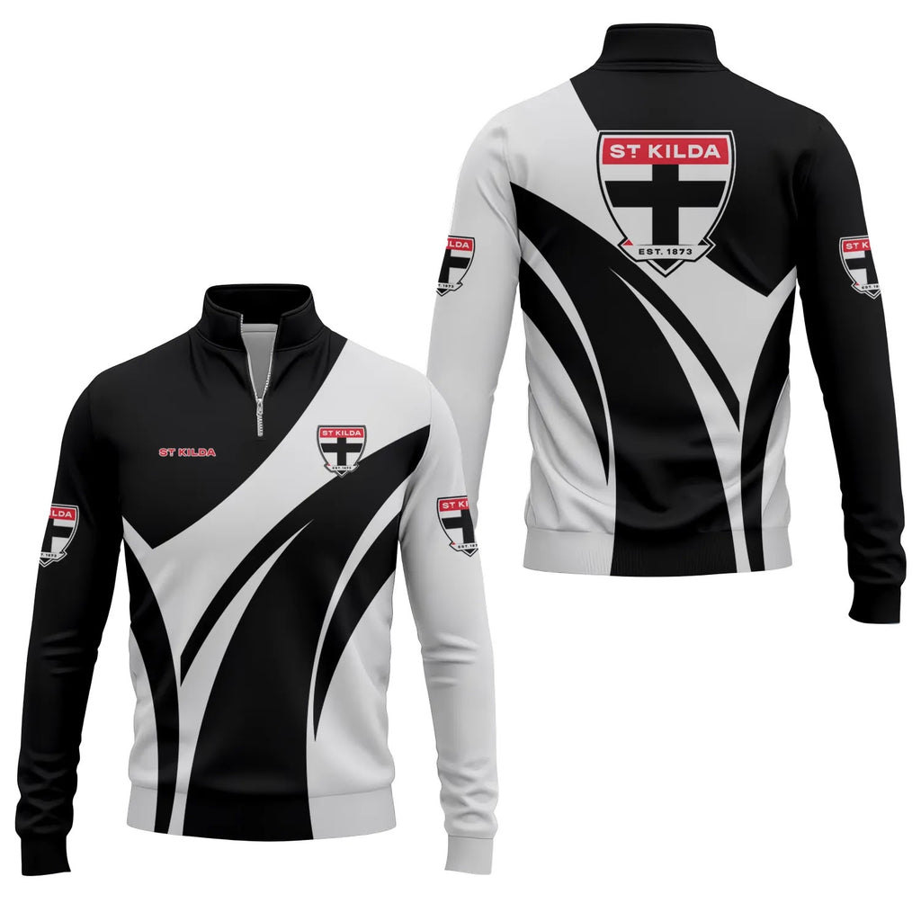 St Kilda Saints Quarter-zip Pullover SC022