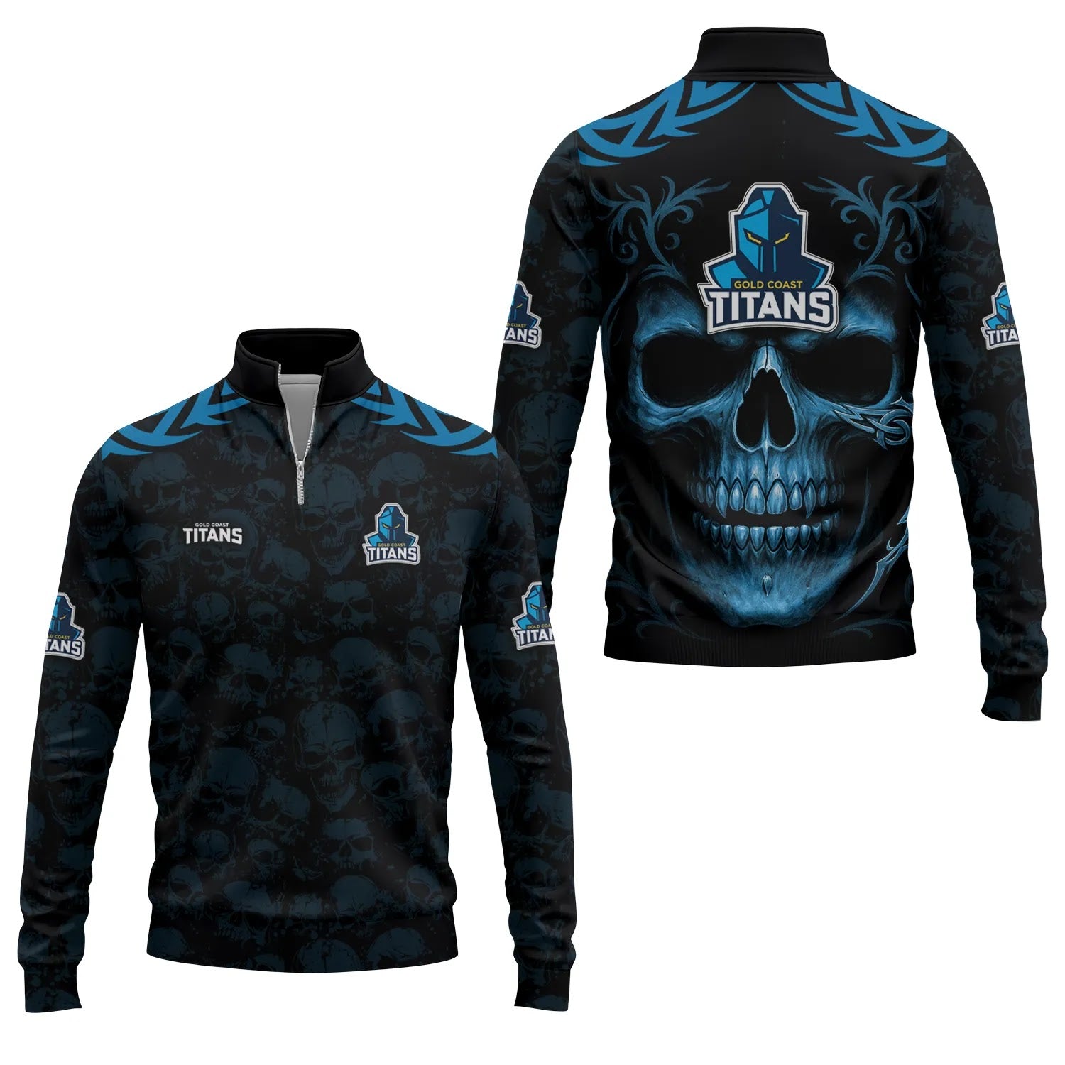 Gold Coast Titans Quarter-zip Pullover SC014