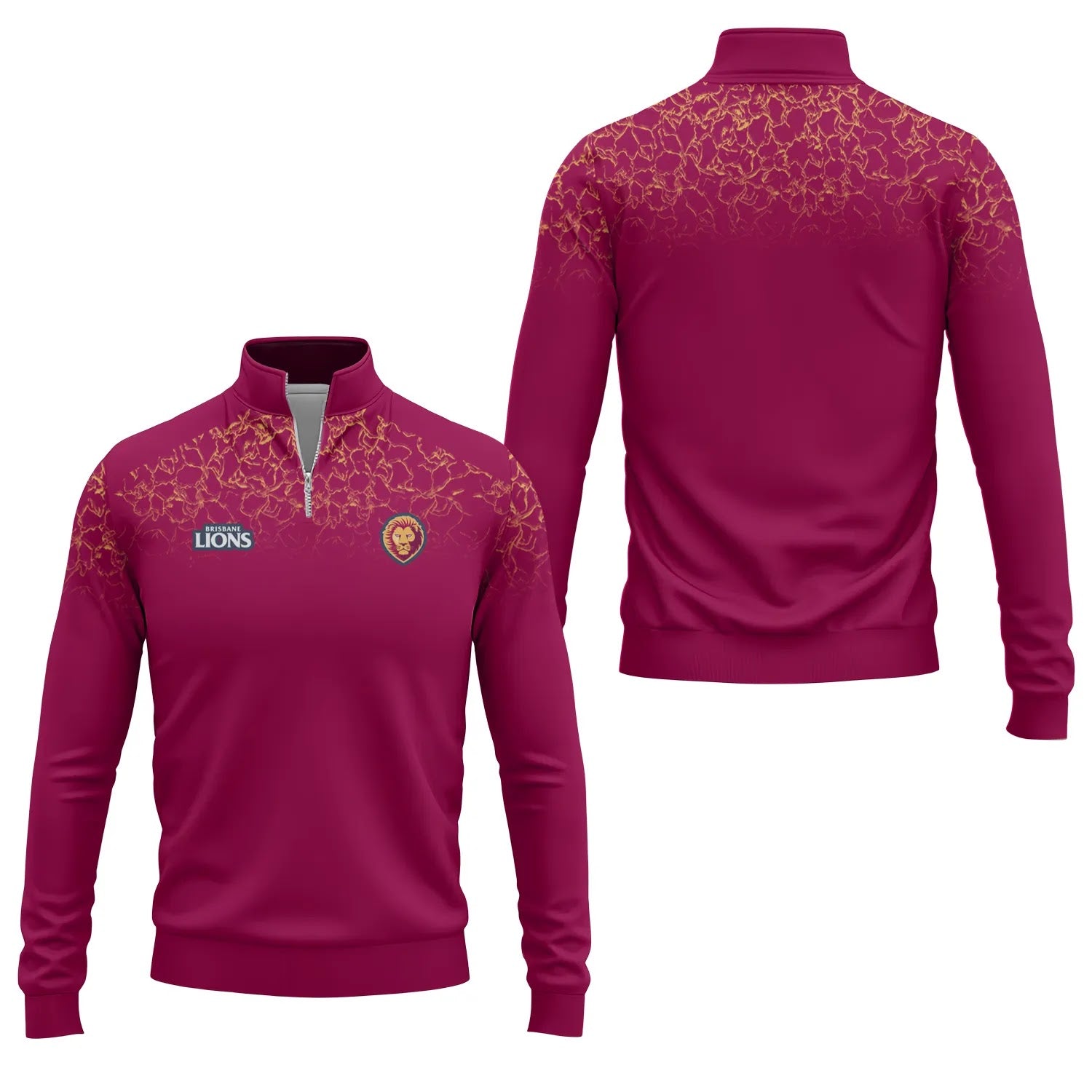Brisbane Lions Quarter-zip Pullover SC108