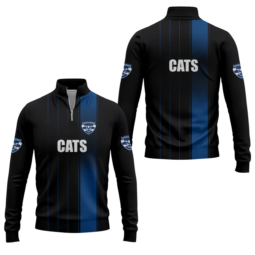 Geelong Cats Quarter-zip Pullover SC068