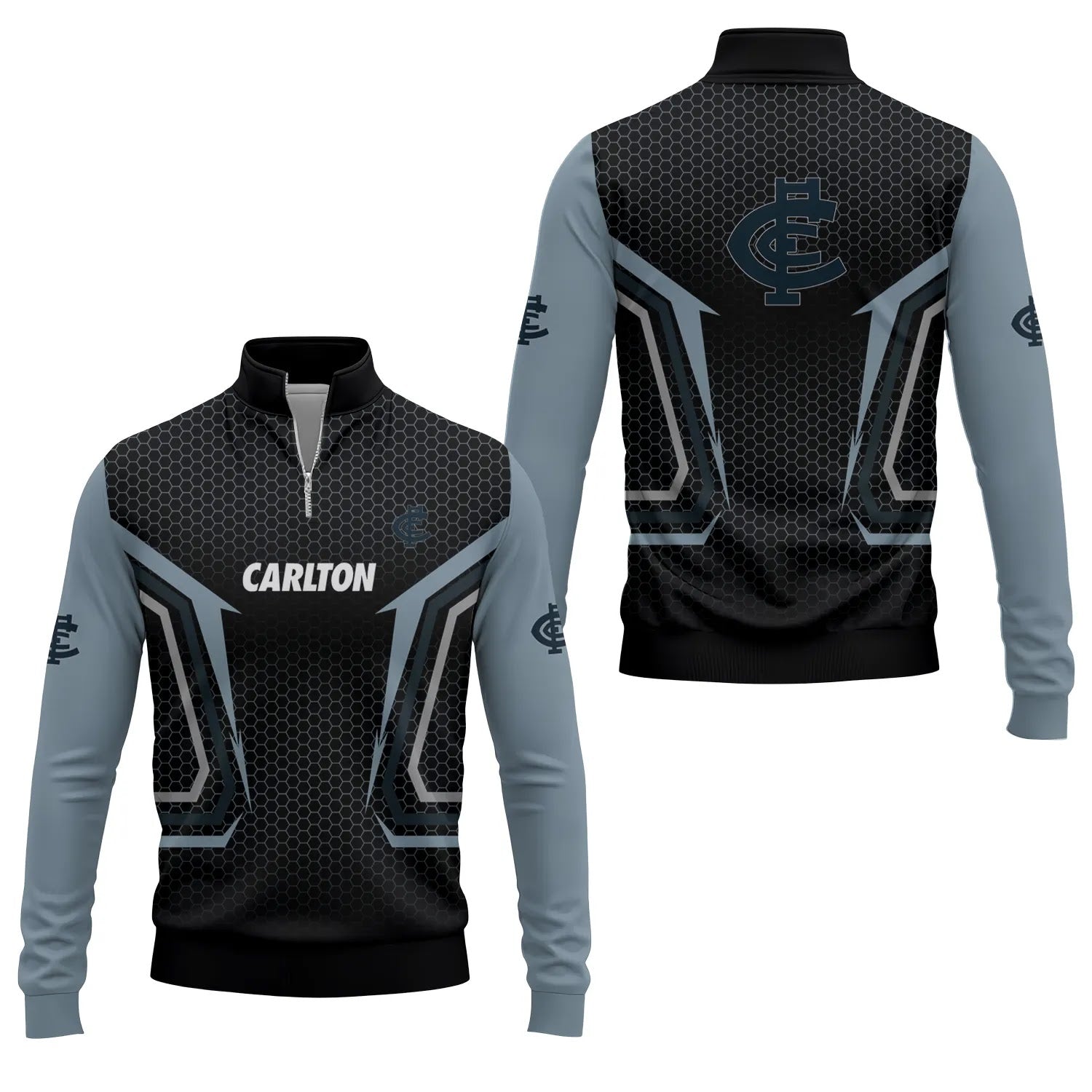 Carlton Blues Quarter-zip Pullover SC075