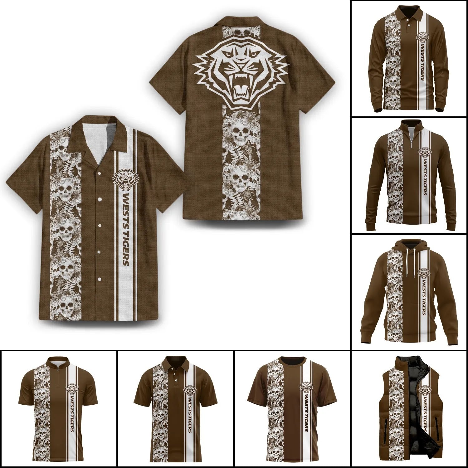 Wests Tigers Apparels SHW042