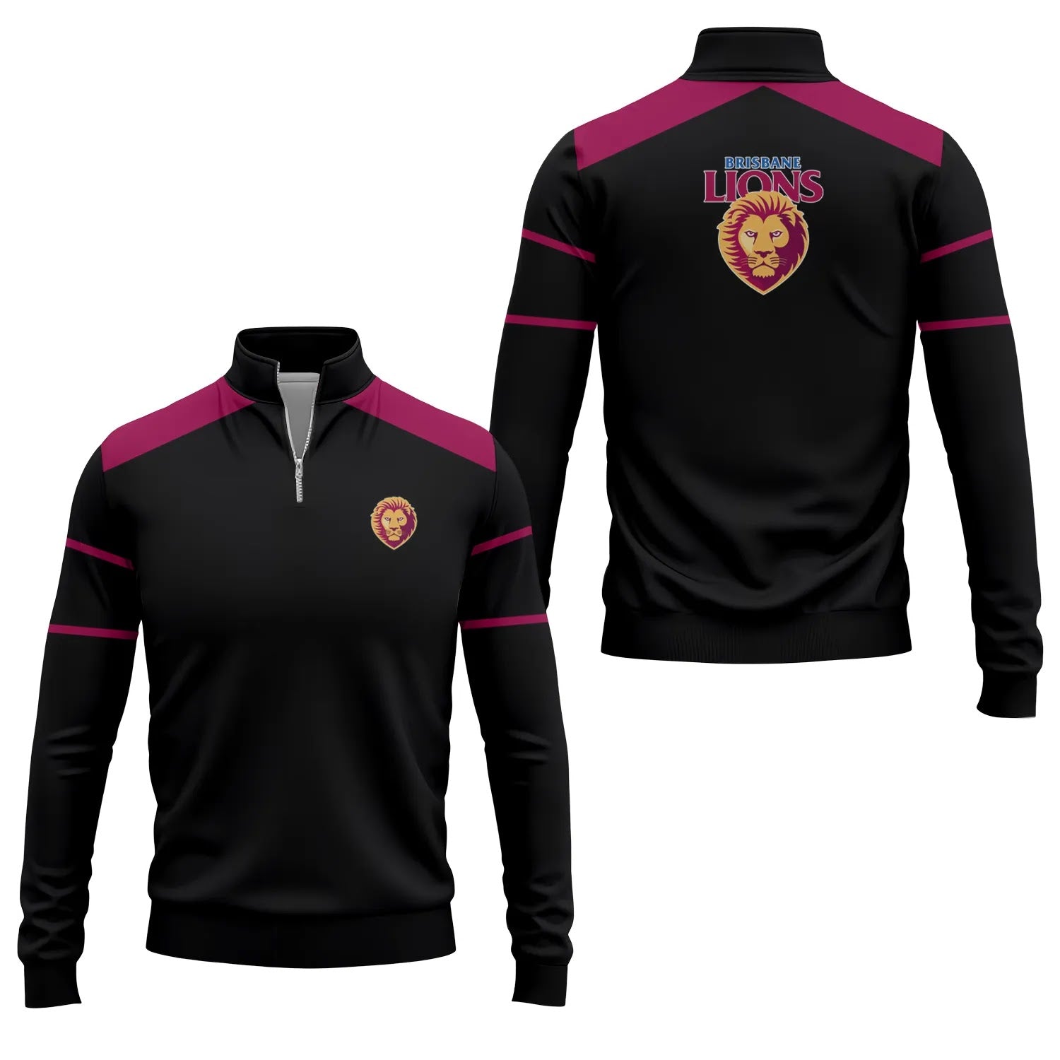 Brisbane Lions Quarter-zip Pullover SC041
