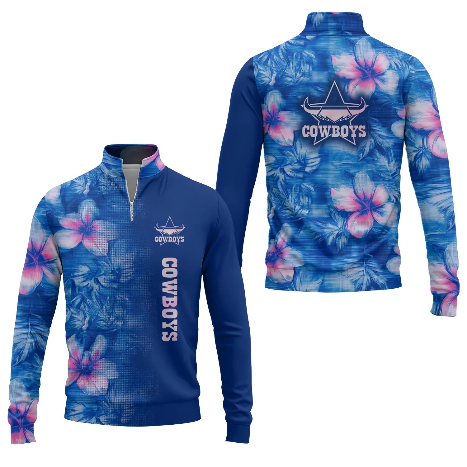 North Queensland Cowboys Quarter-zip Pullover SHW057