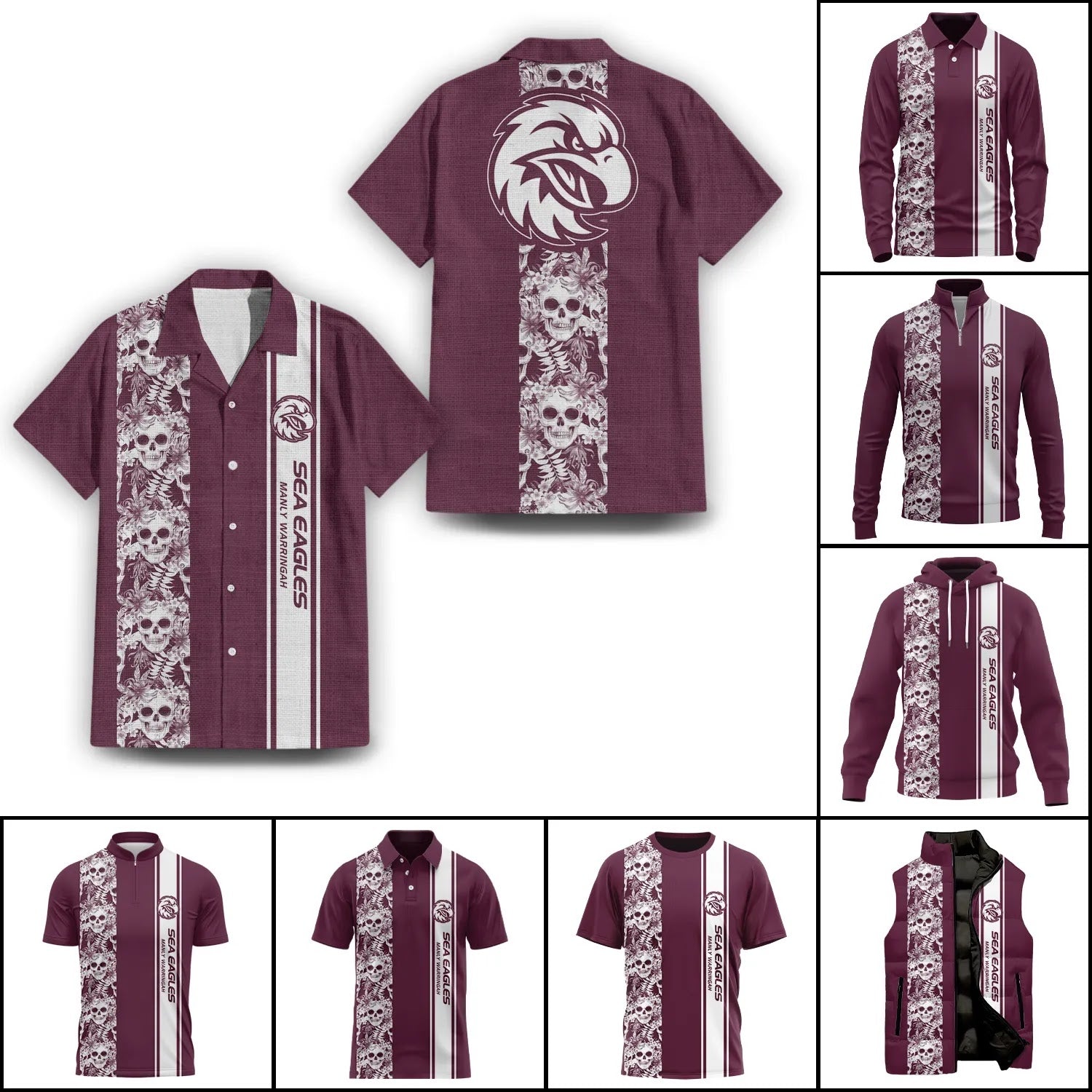 Manly Warringah Sea Eagles Apparels SHW042