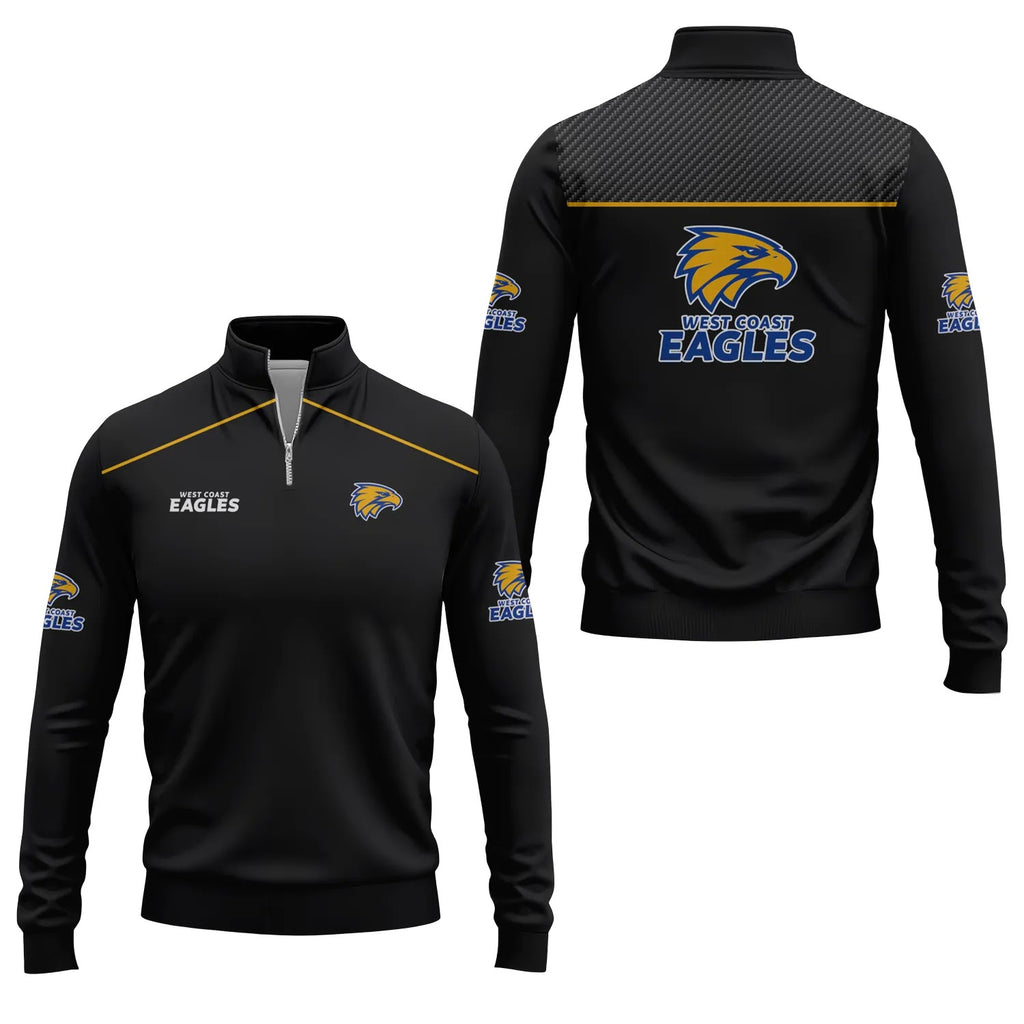 West Coast Eagles Quarter-zip Pullover SC004