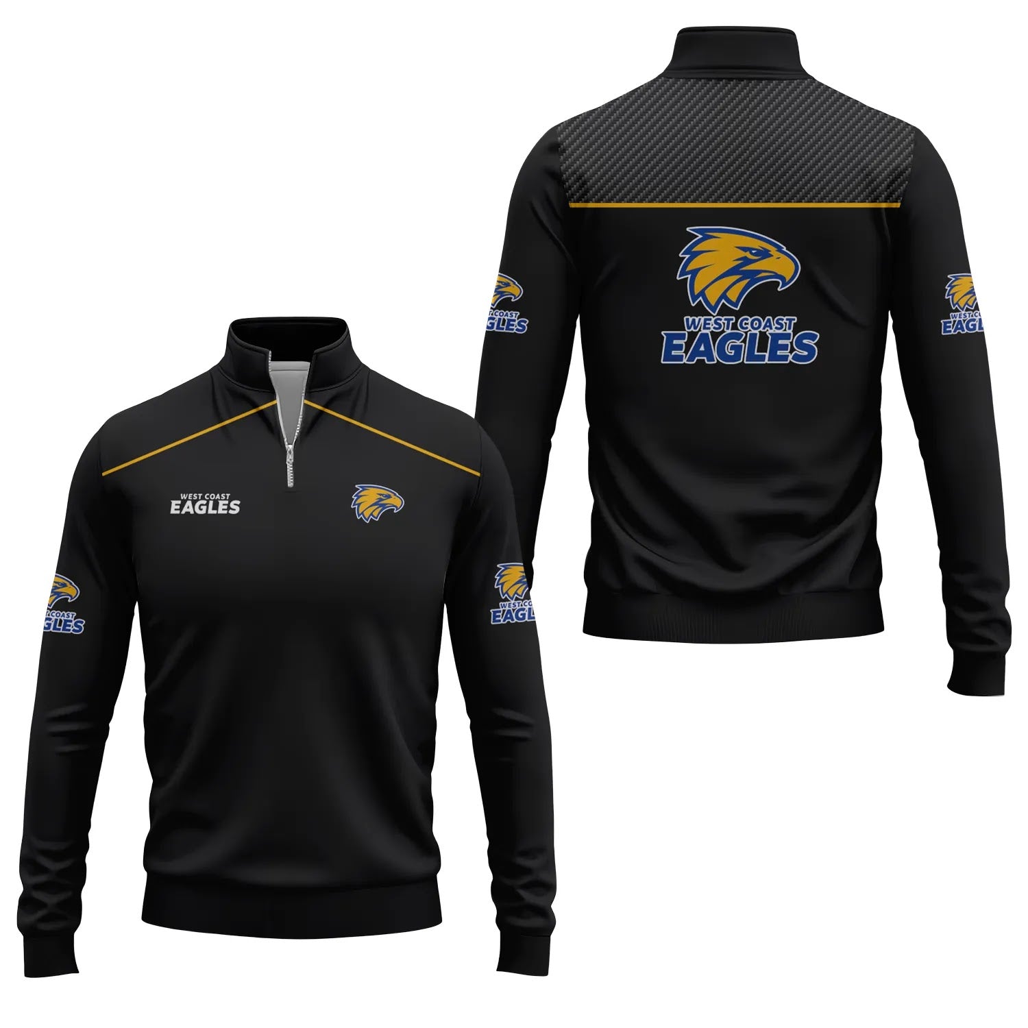 West Coast Eagles Quarter-zip Pullover SC004