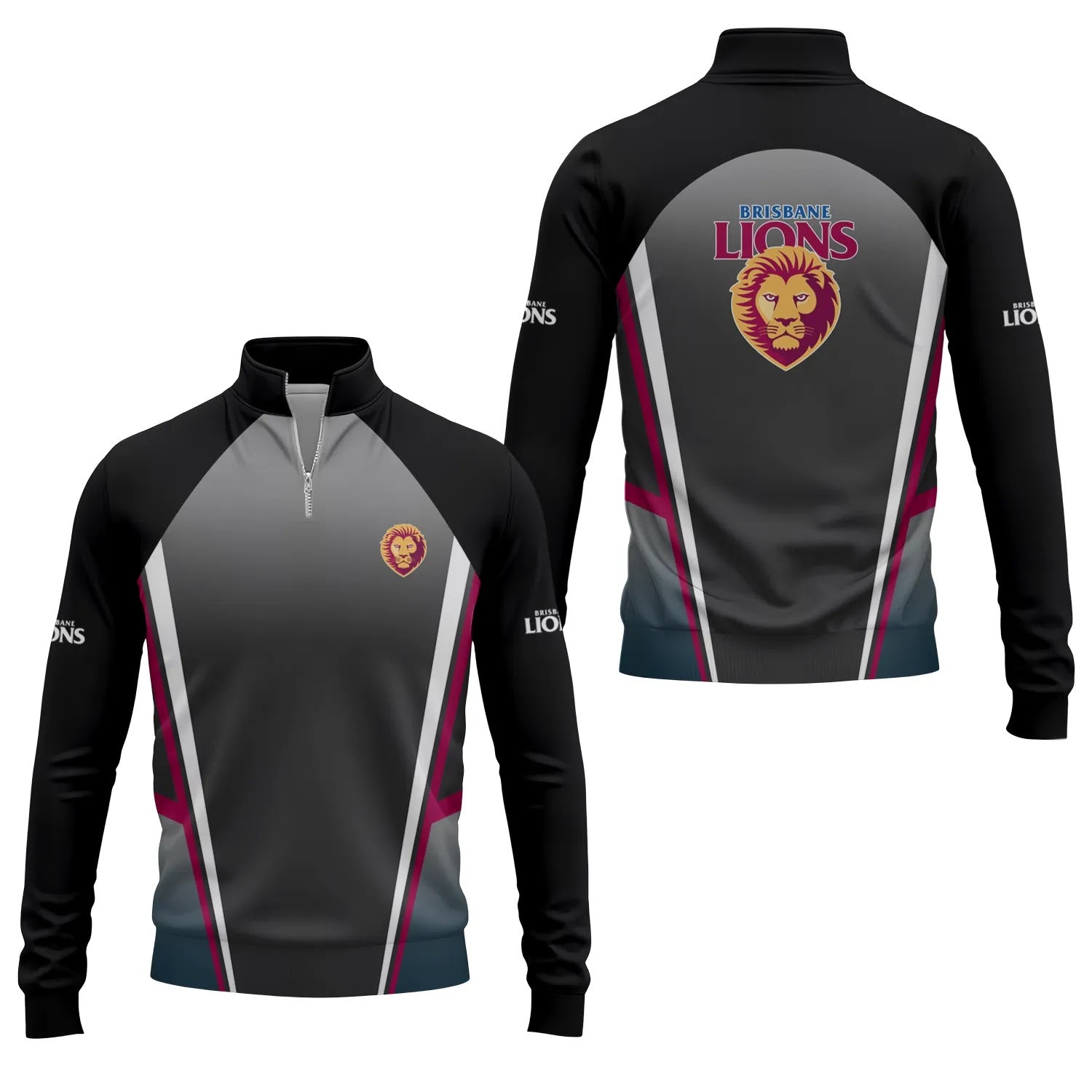 Brisbane Lions Quarter-zip Pullover SC037