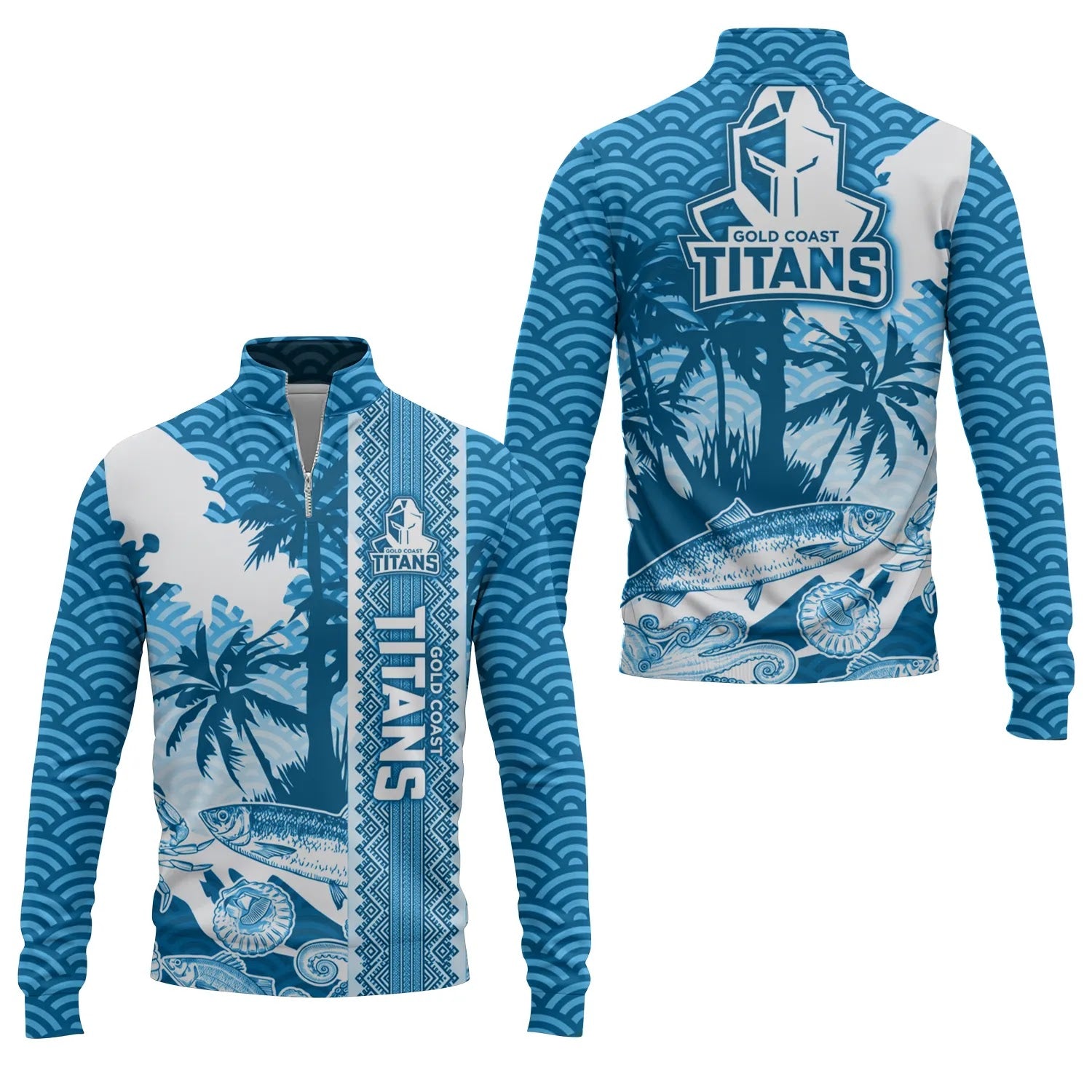 Gold Coast Titans Quarter-zip Pullover SHW038