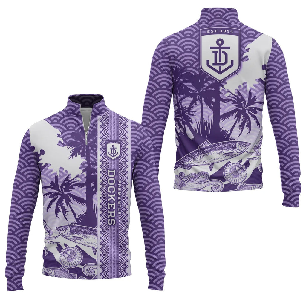 Fremantle Dockers Quarter-zip Pullover SHW038