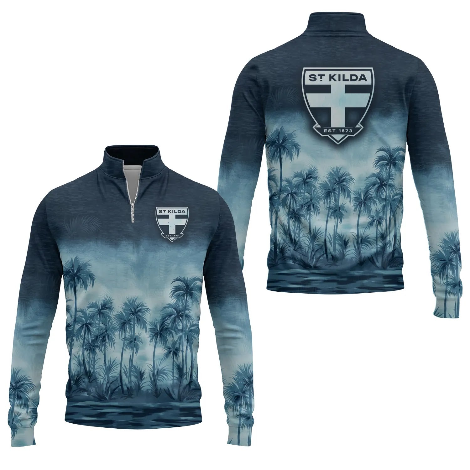 St Kilda Saints Quarter-zip Pullover SHW021