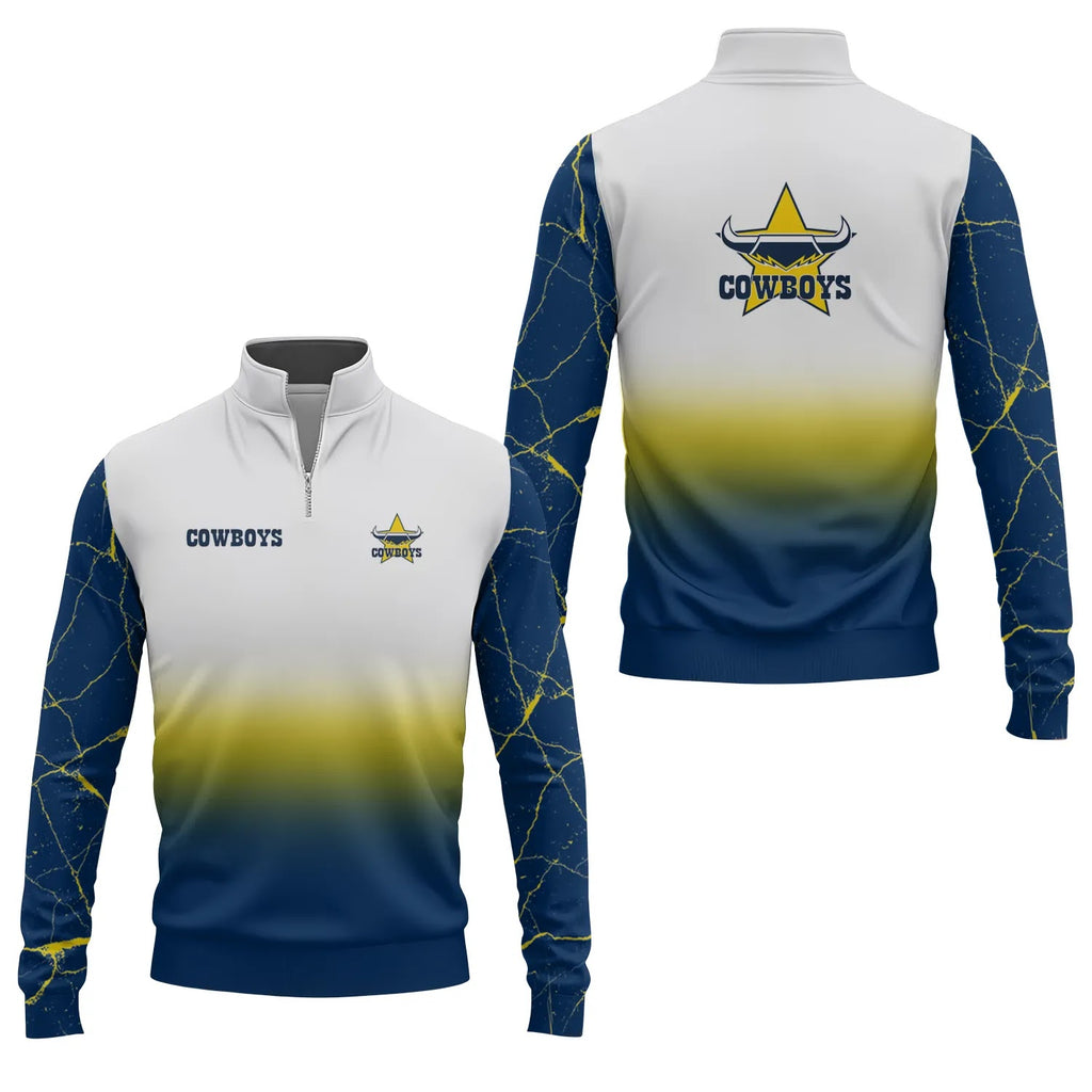 North Queensland Cowboys Quarter-zip Pullover SC120