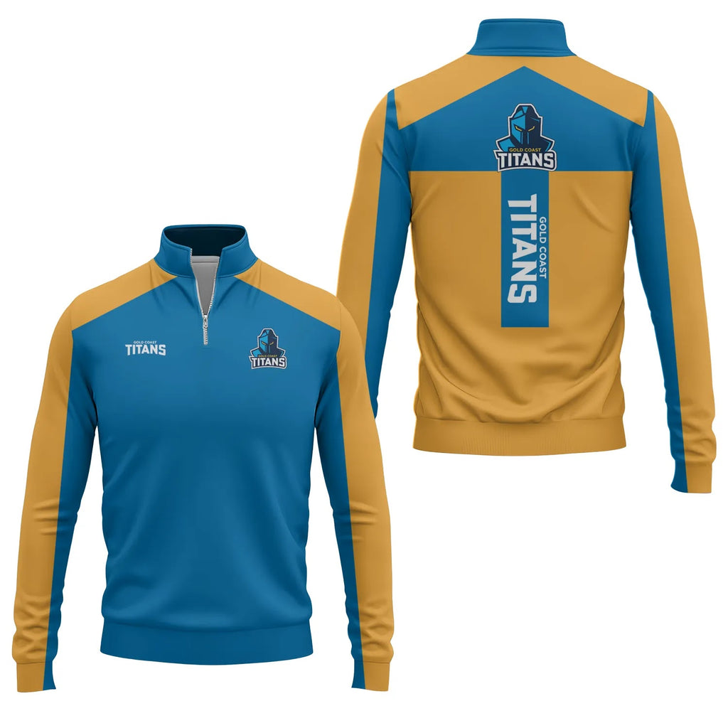 Gold Coast Titans Quarter-zip Pullover SC008