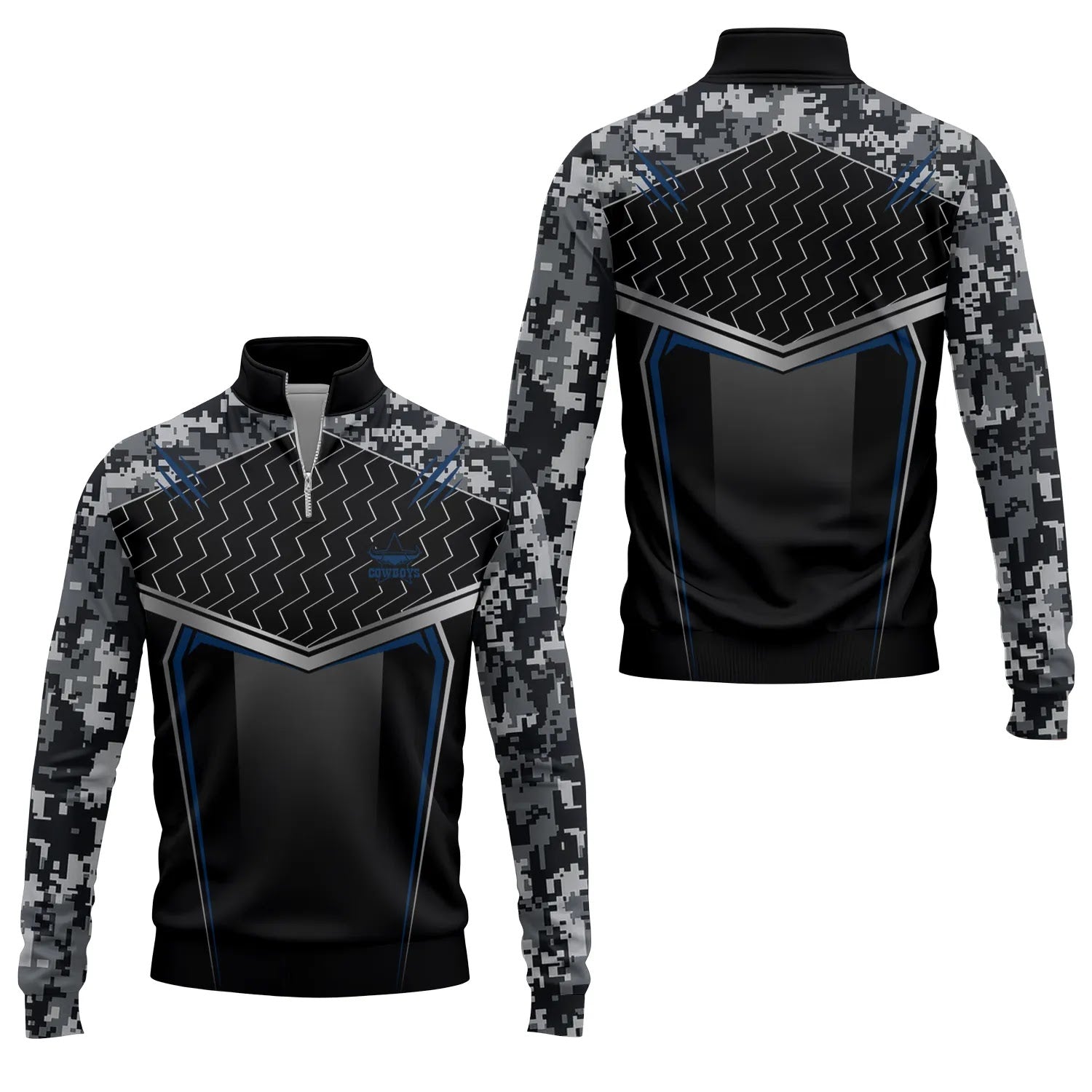 North Queensland Cowboys Quarter-zip Pullover SC115