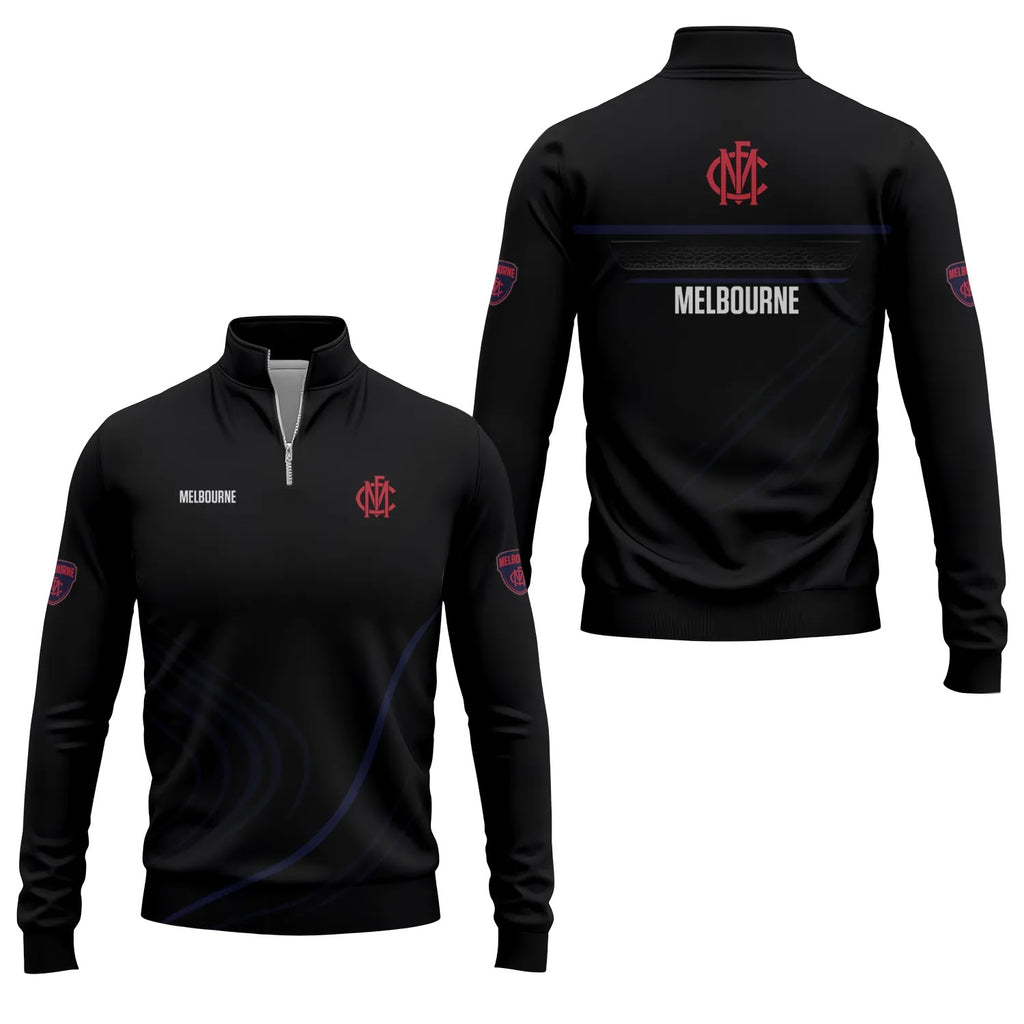 Melbourne Demons Quarter-zip Pullover SC024