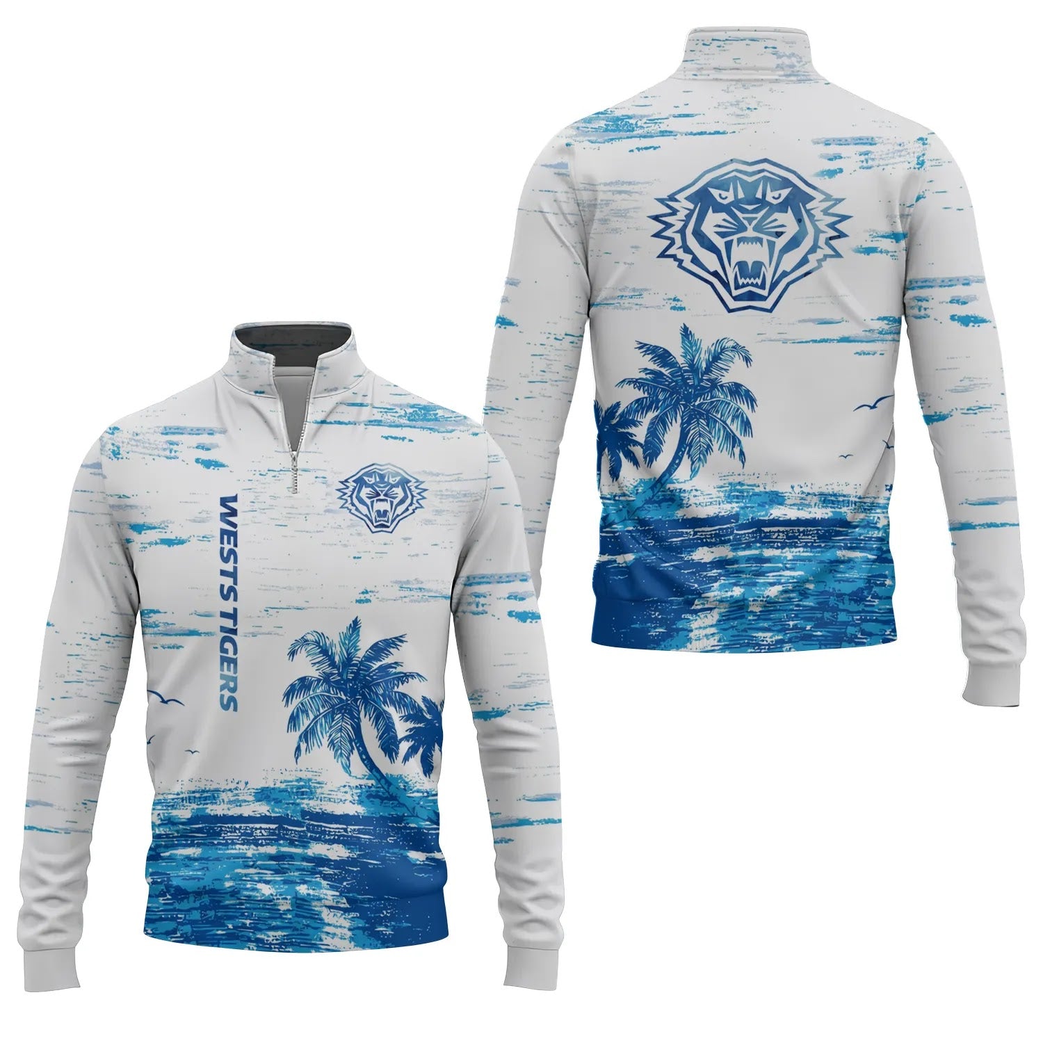 Wests Tigers Quarter-zip Pullover SHW069
