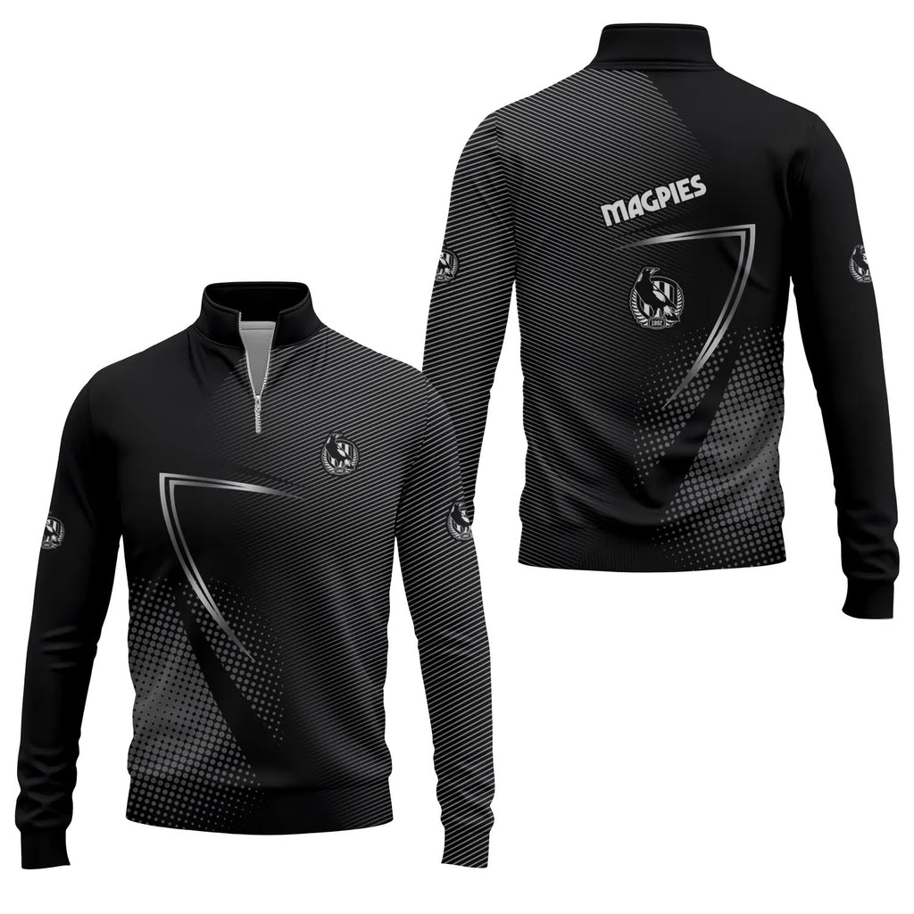 Collingwood Magpies Quarter-zip Pullover SC059