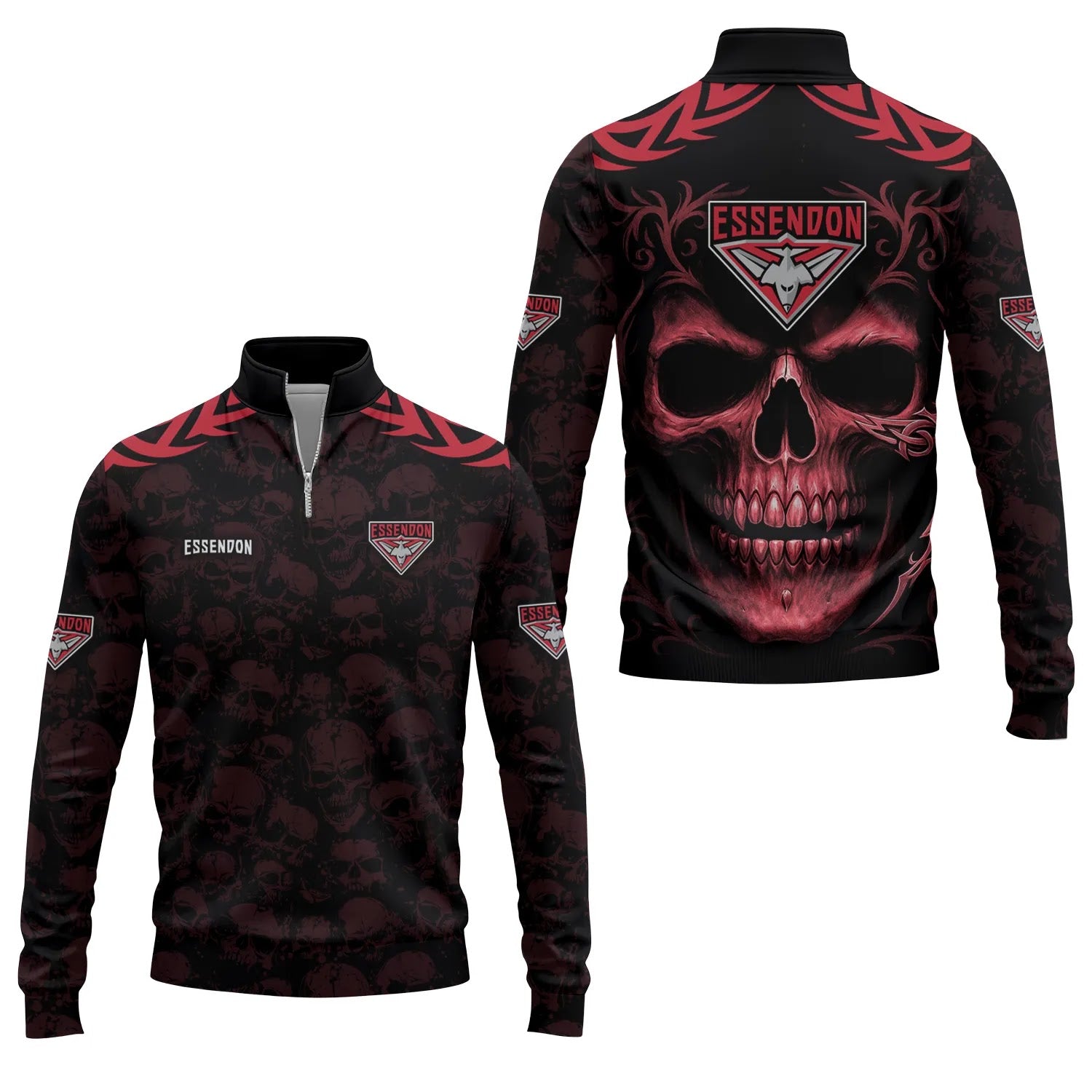 Essendon Bombers Quarter-zip Pullover SC014