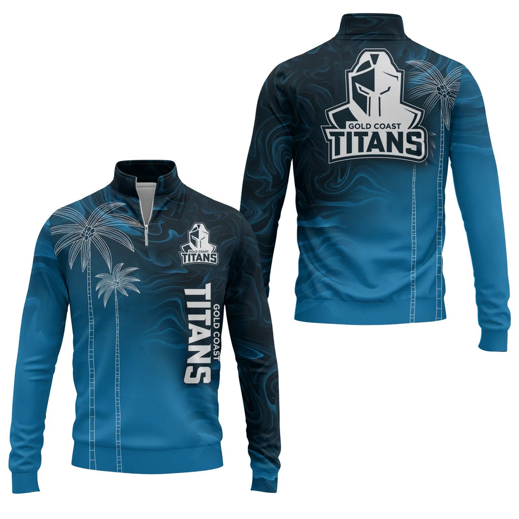 Gold Coast Titans Quarter-zip Pullover SHW070