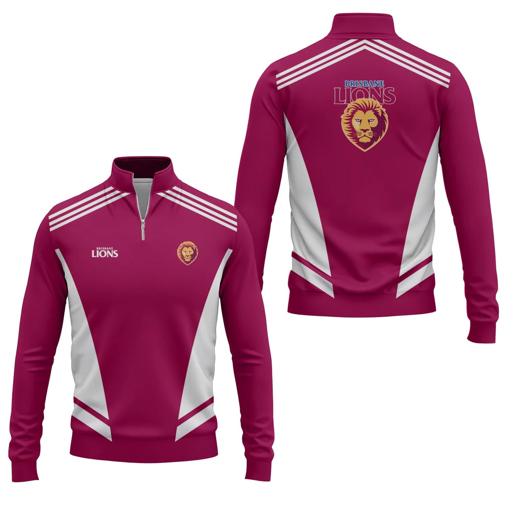 Brisbane Lions Quarter-zip Pullover SC092