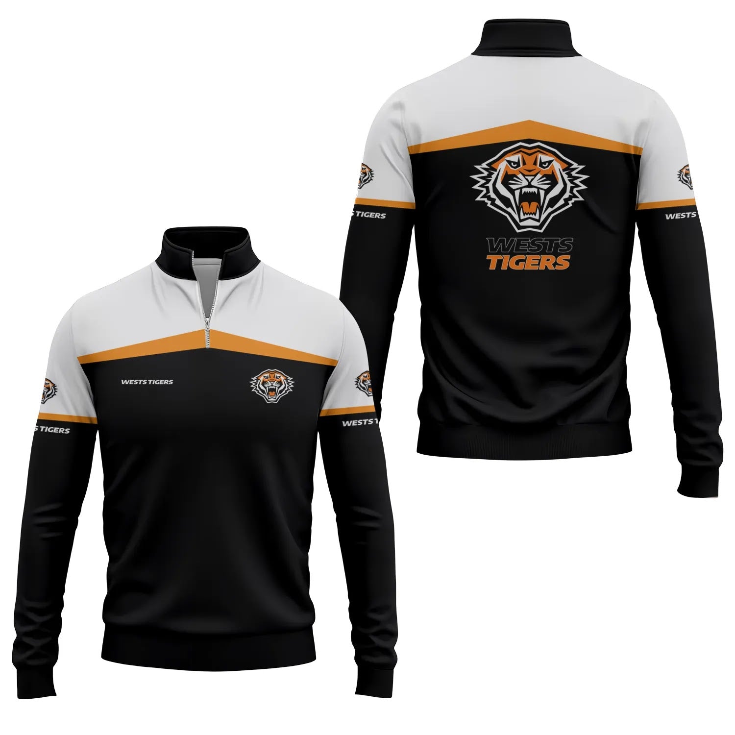 Wests Tigers Quarter-zip Pullover SC031