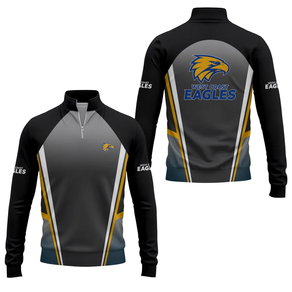 West Coast Eagles Quarter-zip Pullover SC037