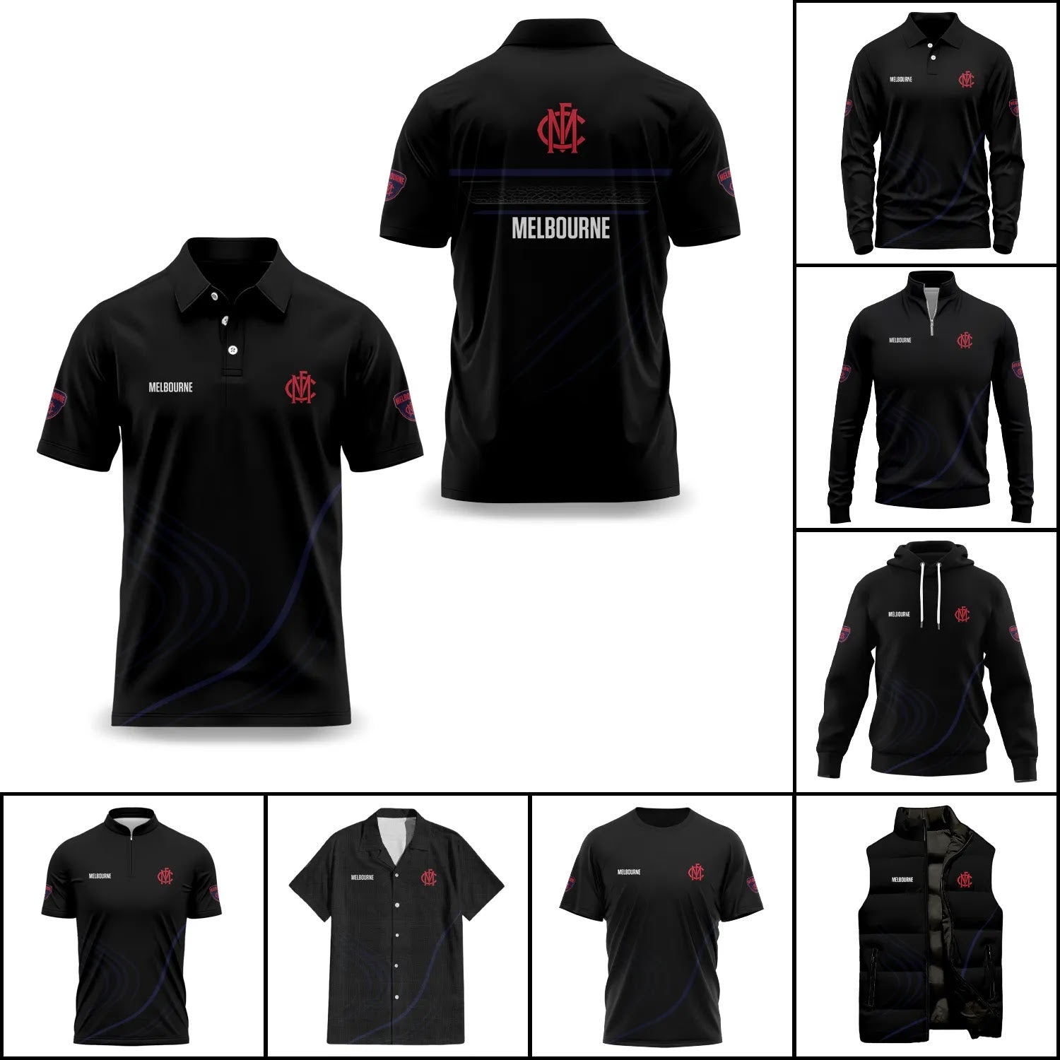 Melbourne Demons Apparels SC024