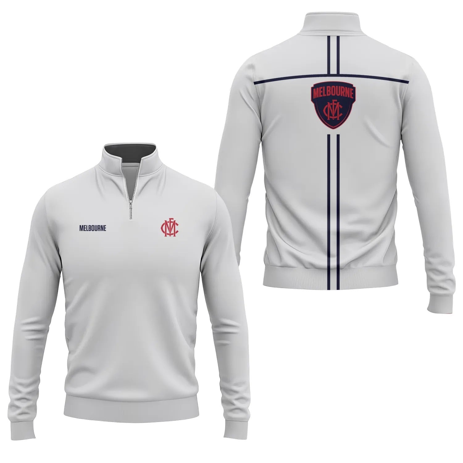 Melbourne Demons Quarter-zip Pullover SC018