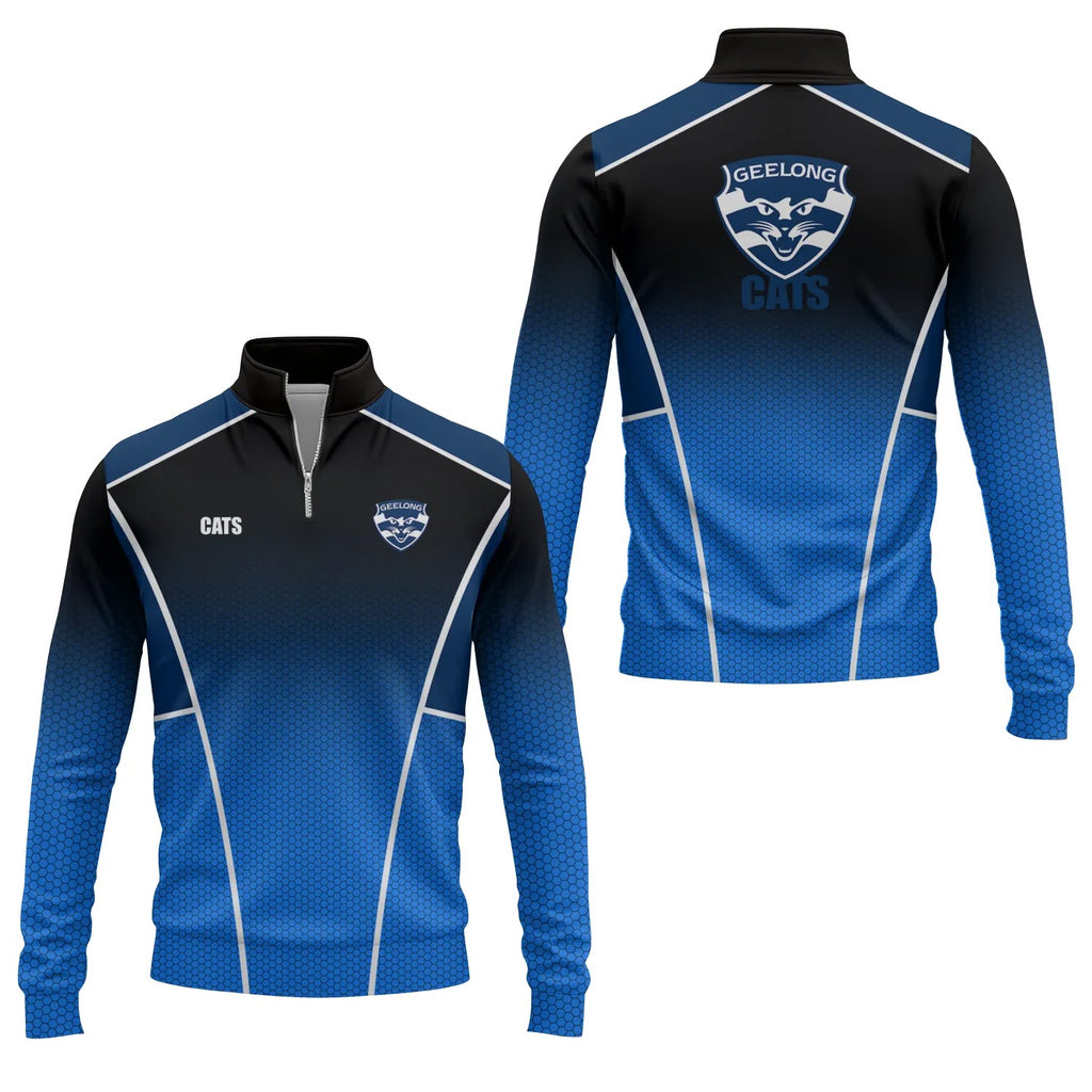 Geelong Cats Quarter-zip Pullover SC019