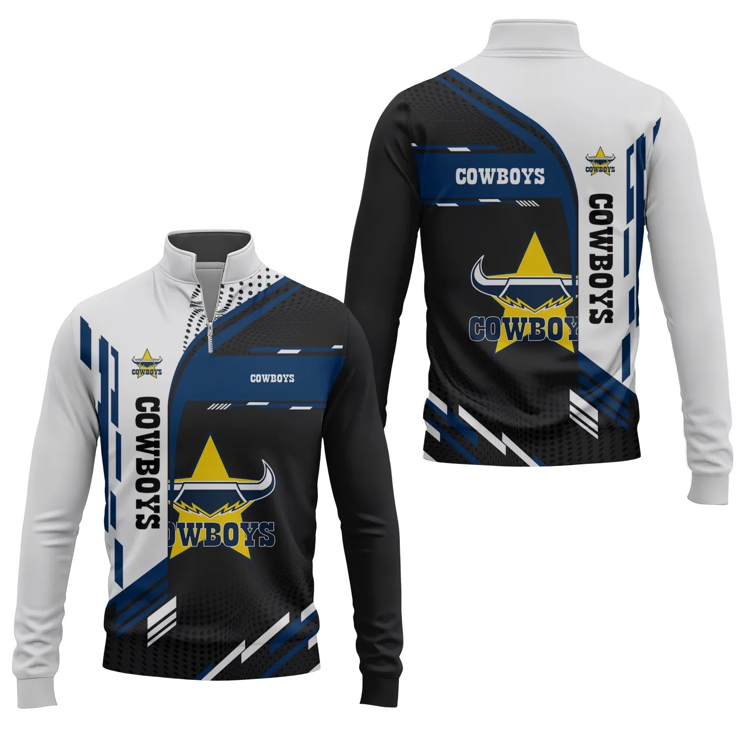 North Queensland Cowboys Quarter-zip Pullover SC036
