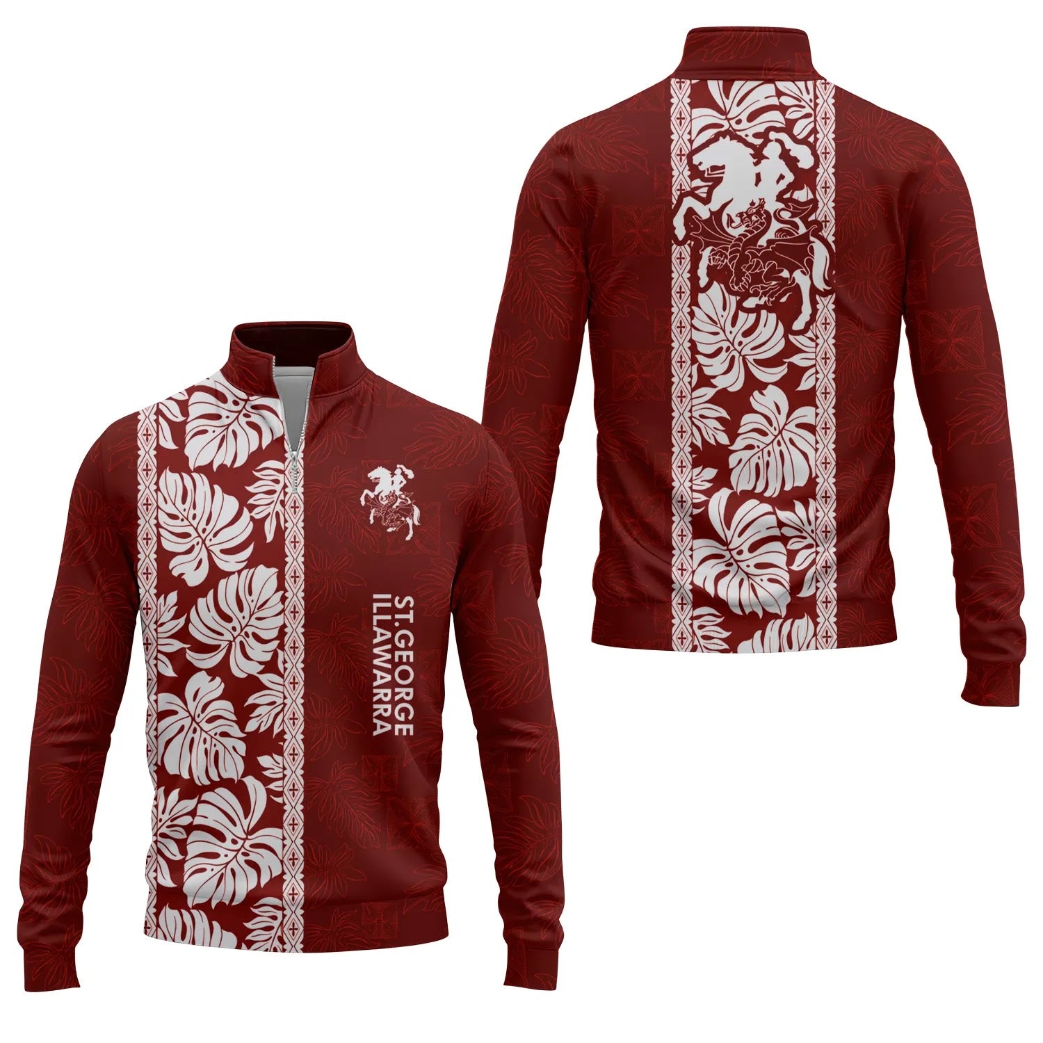 St George Illawarra Dragons Quarter-zip Pullover SHW046