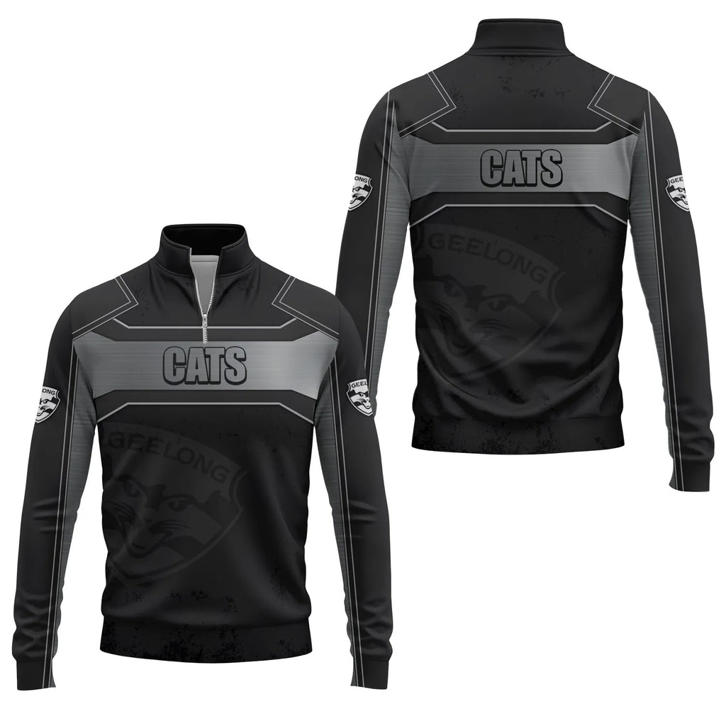 Geelong Cats Quarter-zip Pullover SC085